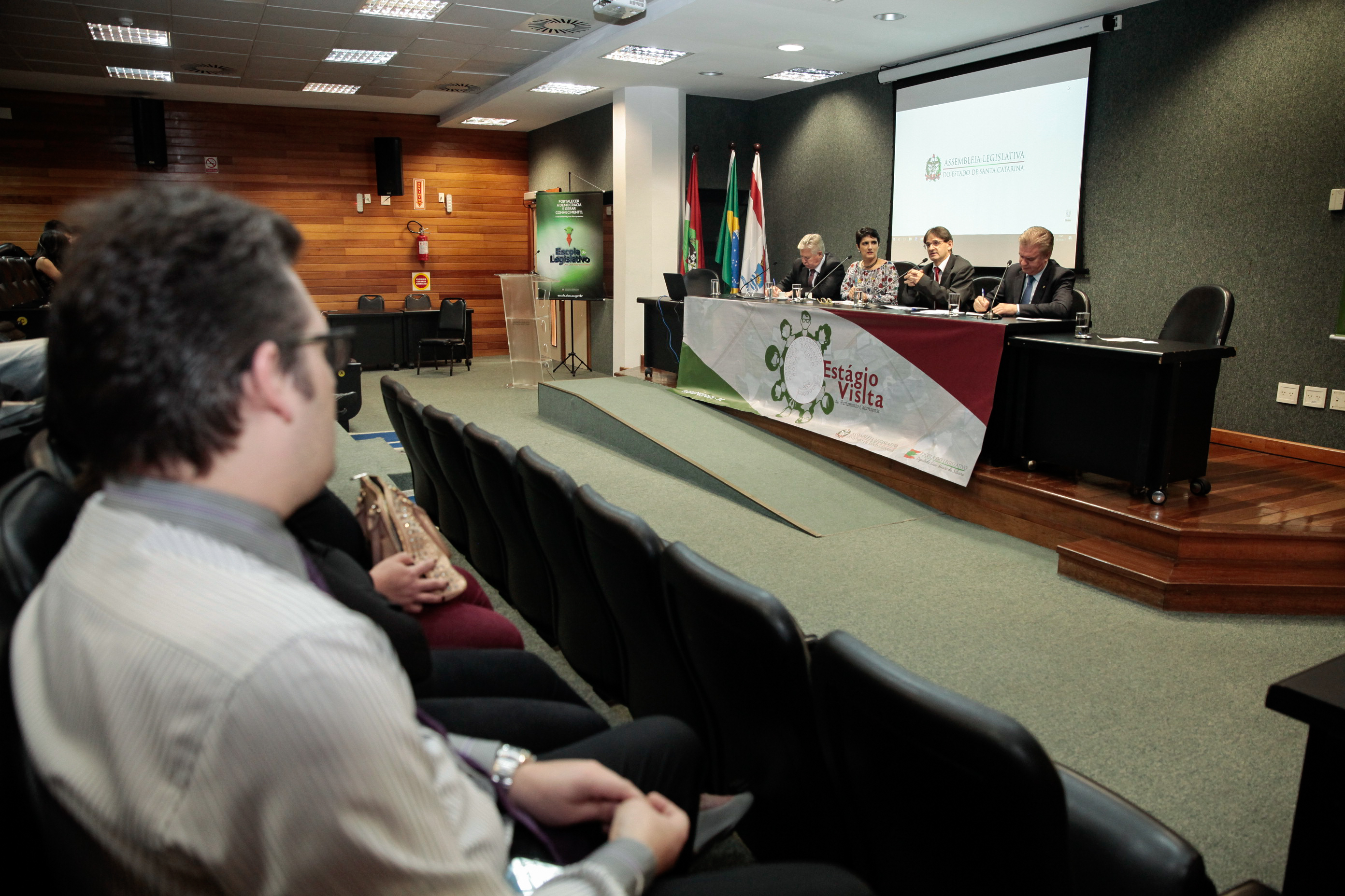 Mesa Redonda com Deputados Estaduais - Estágio Visita.