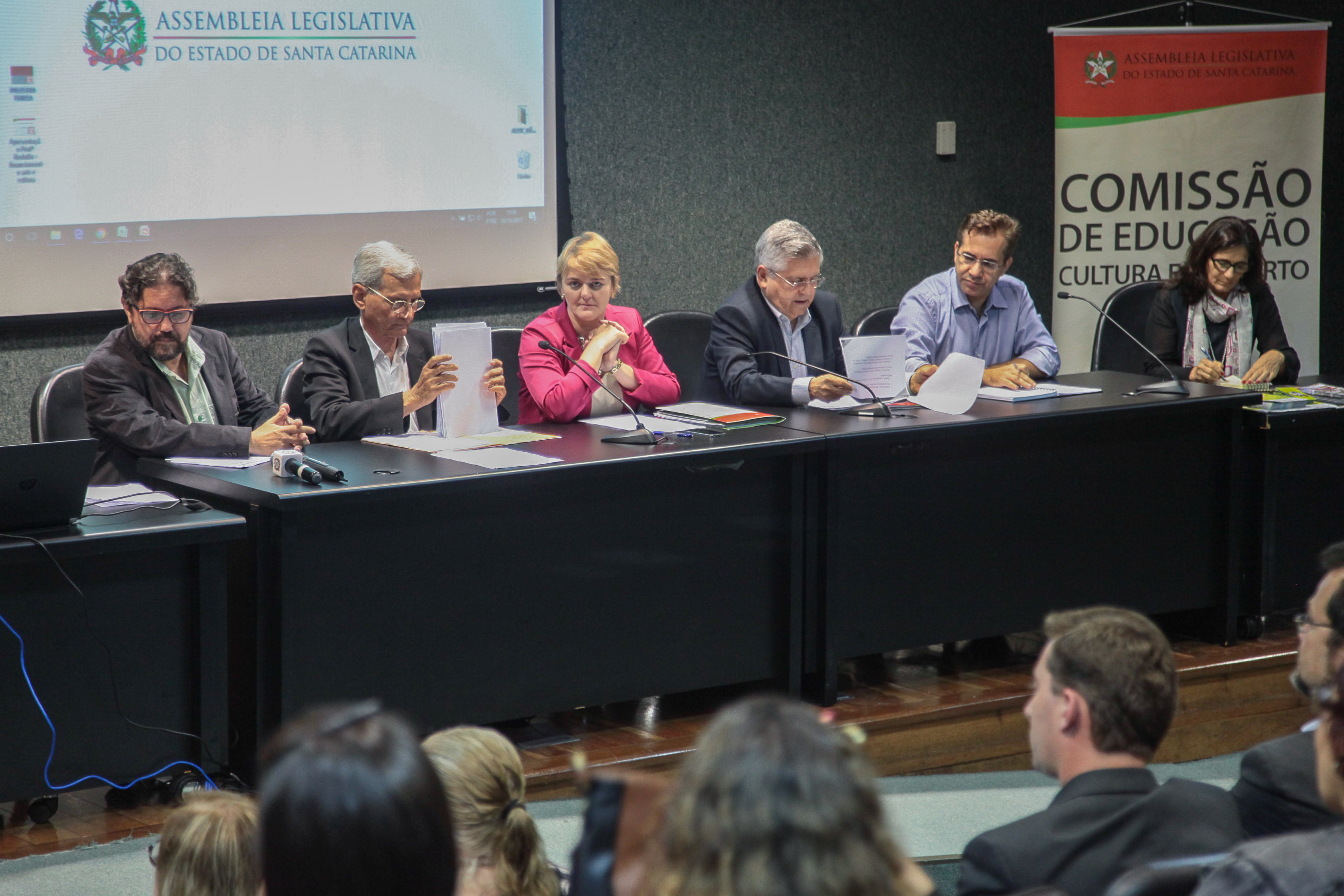 Audiência Pública  sobre o Financiamento da Arte e da Cultura em Santa Catarina.