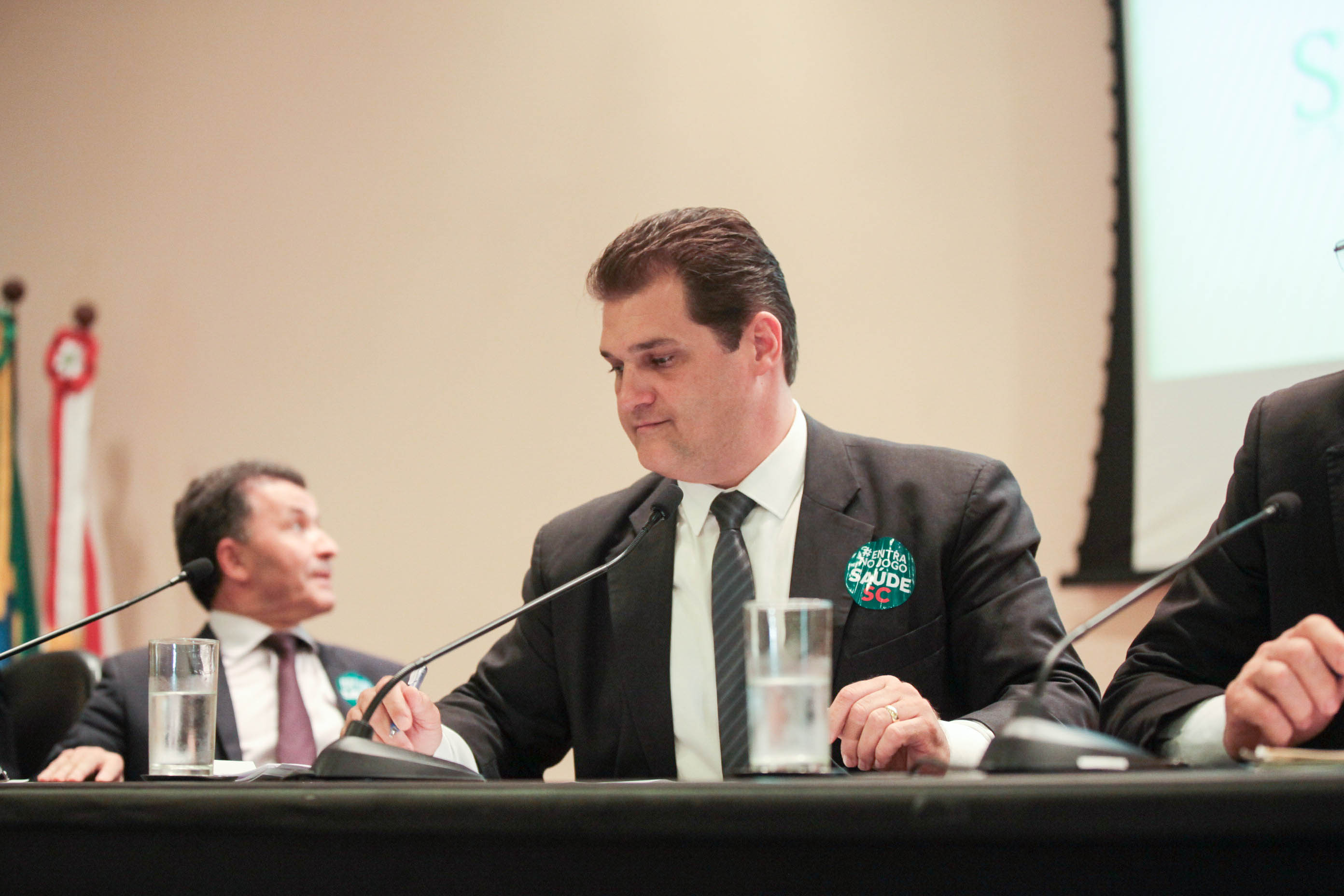 Deputado Rodrigo Minotto (PDT). Audiência Pública para discussão da COOPER$ORTE.
