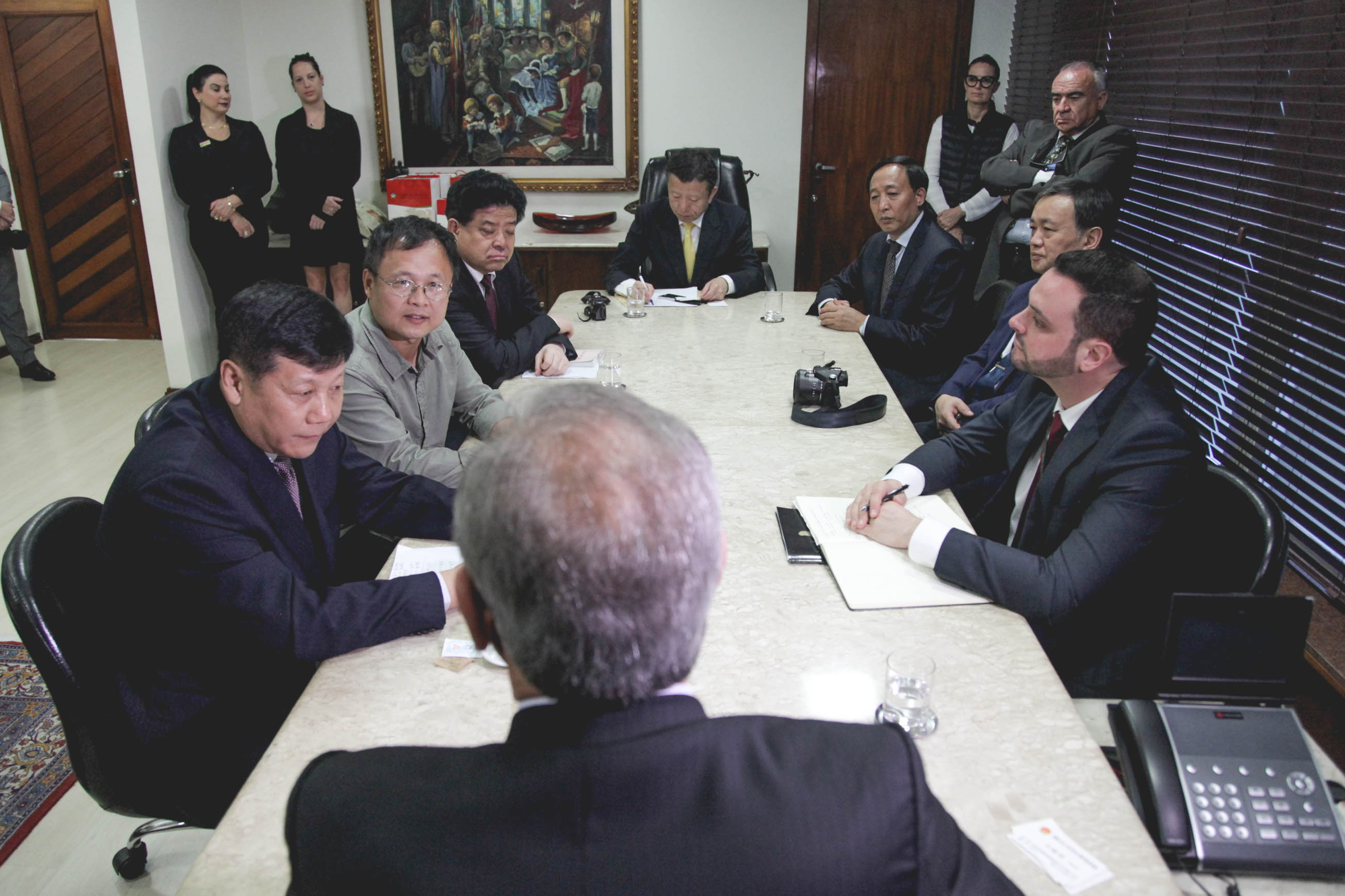 Comitiva Chinesa visita a Alesc.