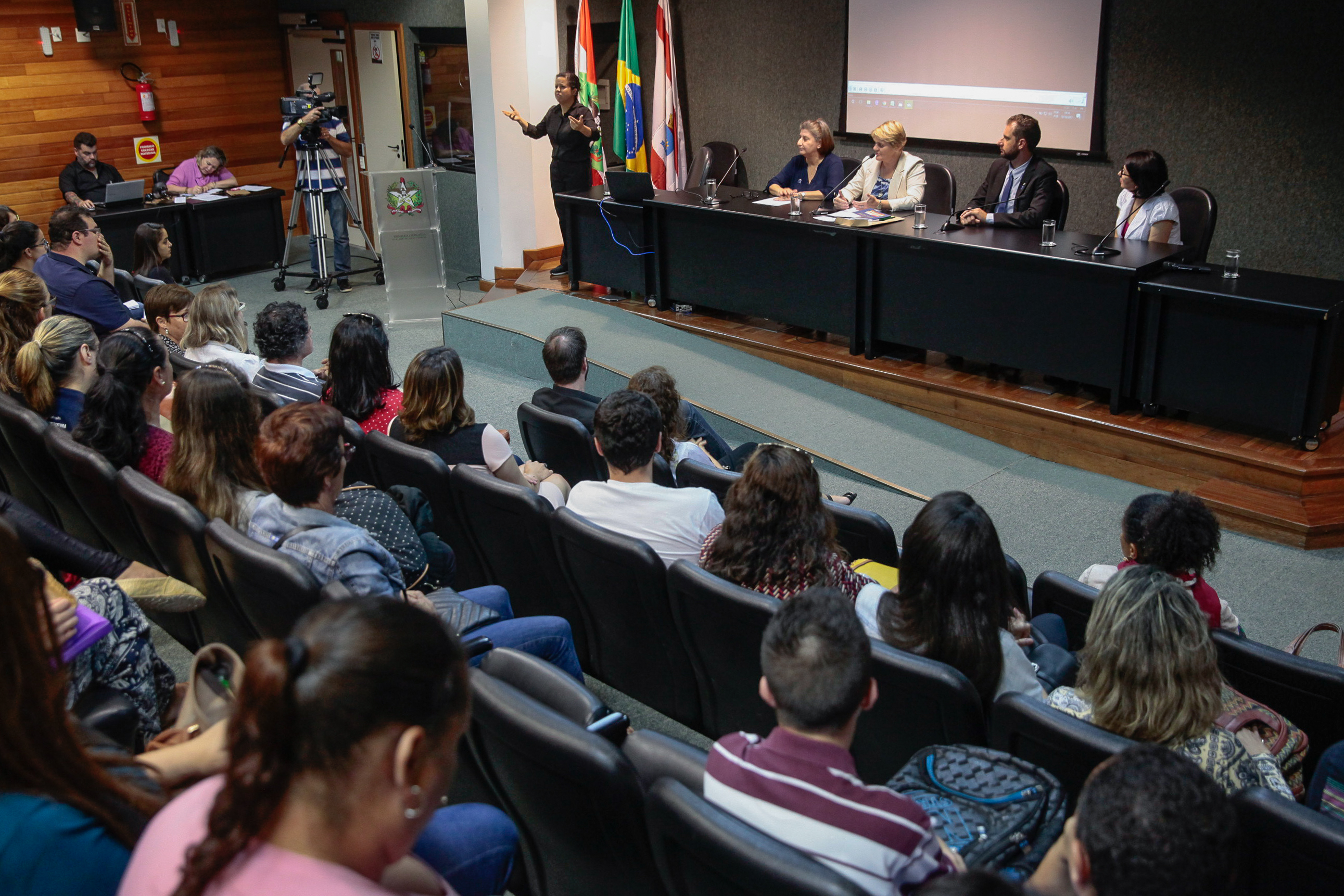 Audiência Pública sobre Acessibilidade no Atendimento ao Cidadão Surdo pela Língua Brasileira de Sinais.