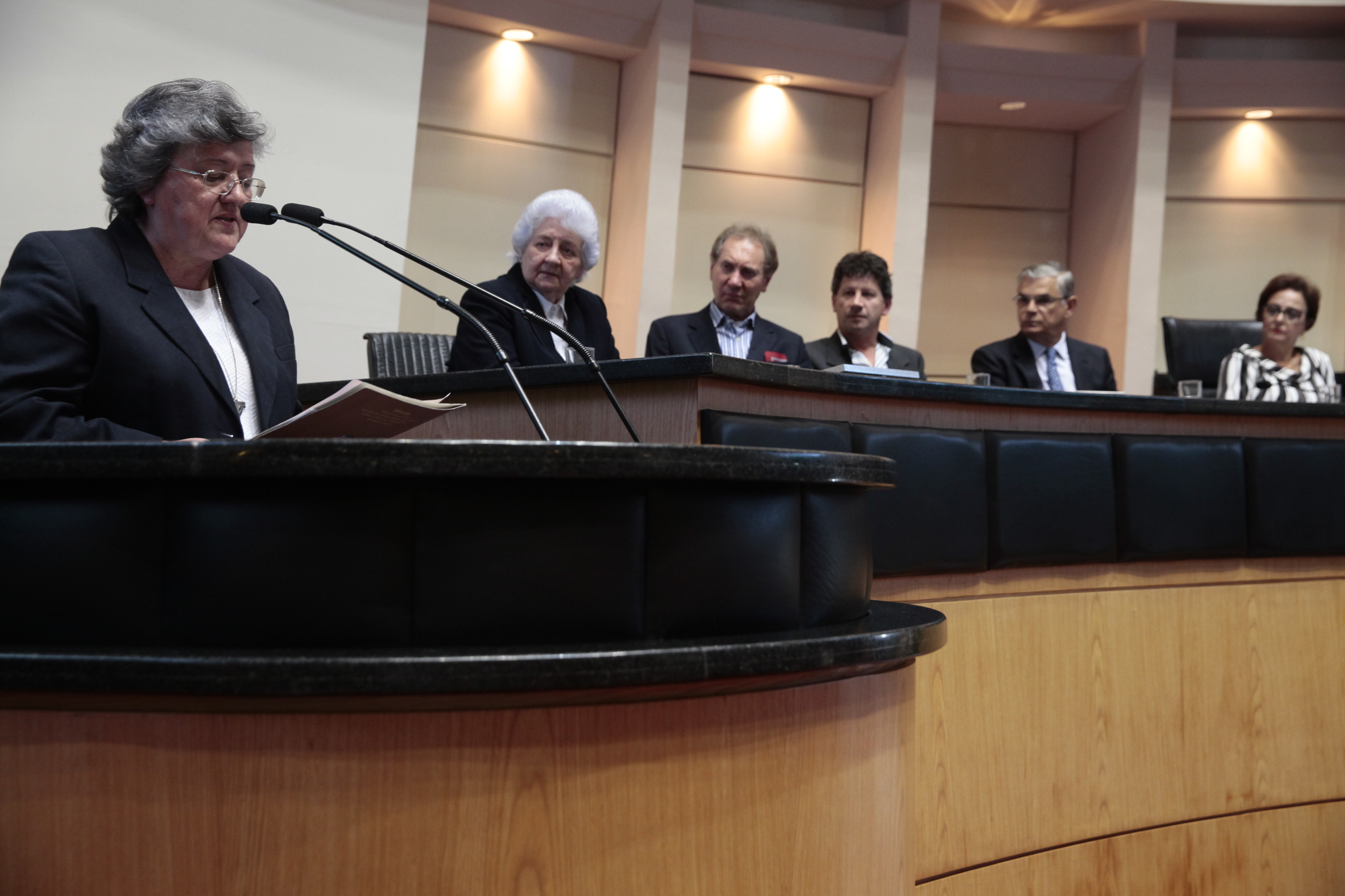 Sessão especial em homenagem à passagem dos 150 anos de fundação da Congregação das Irmãs Franciscanas em São José e 90 Anos em Angelina.