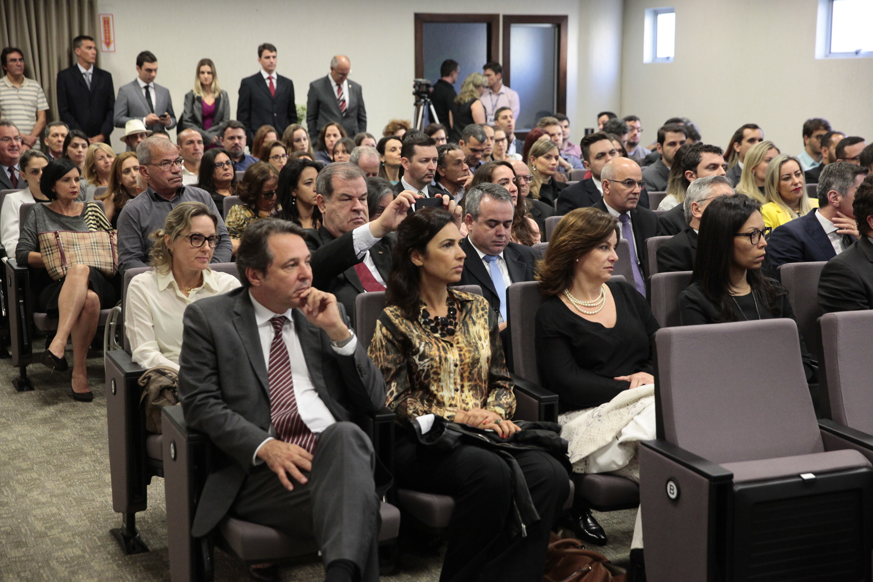 Cerimônia festiva da nova procuradora-chefe do MPT-SC, Quézia de Araújo Duarte Nieves Gonzalez.