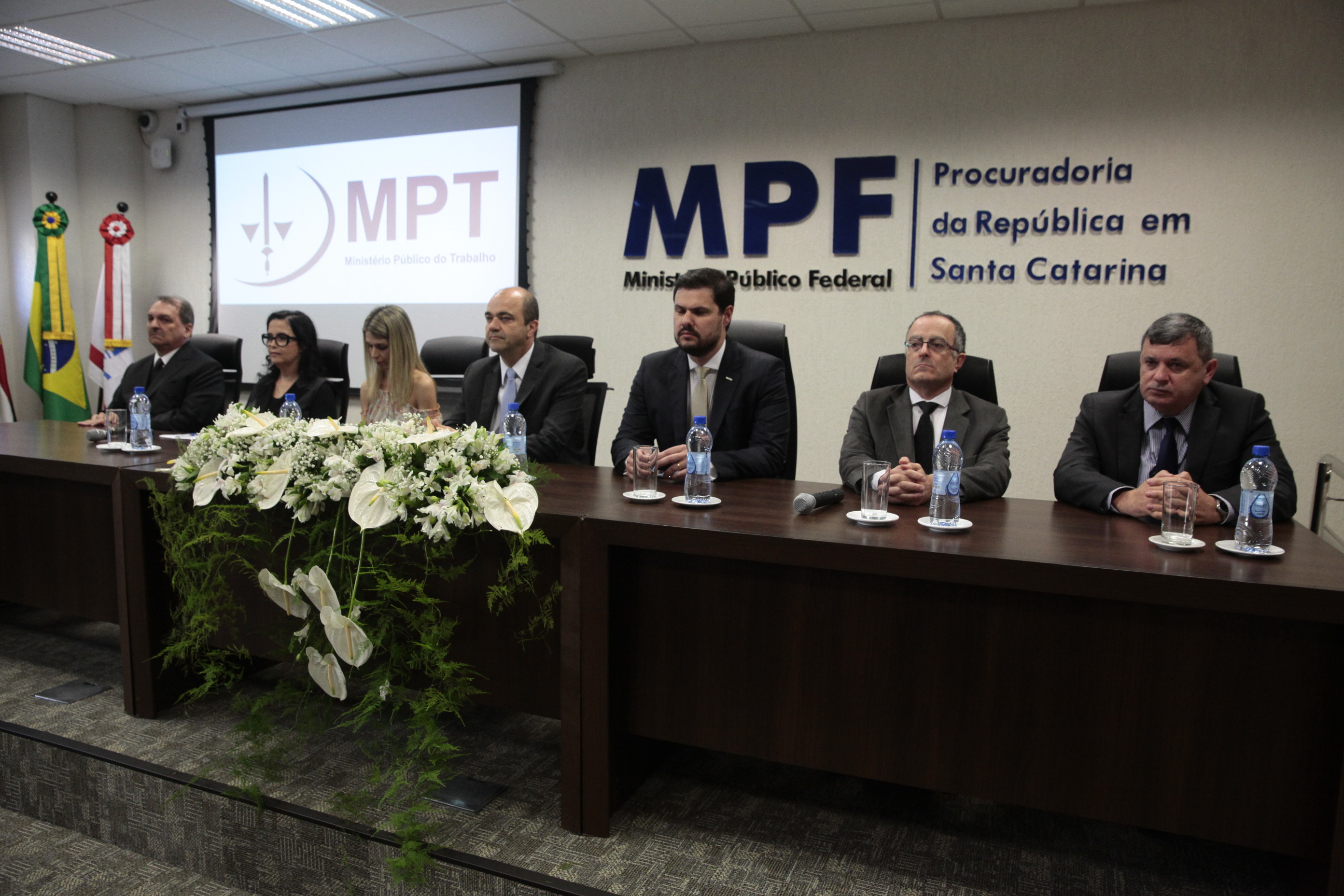 Cerimônia festiva da nova procuradora-chefe do MPT-SC, Quézia de Araújo Duarte Nieves Gonzalez.