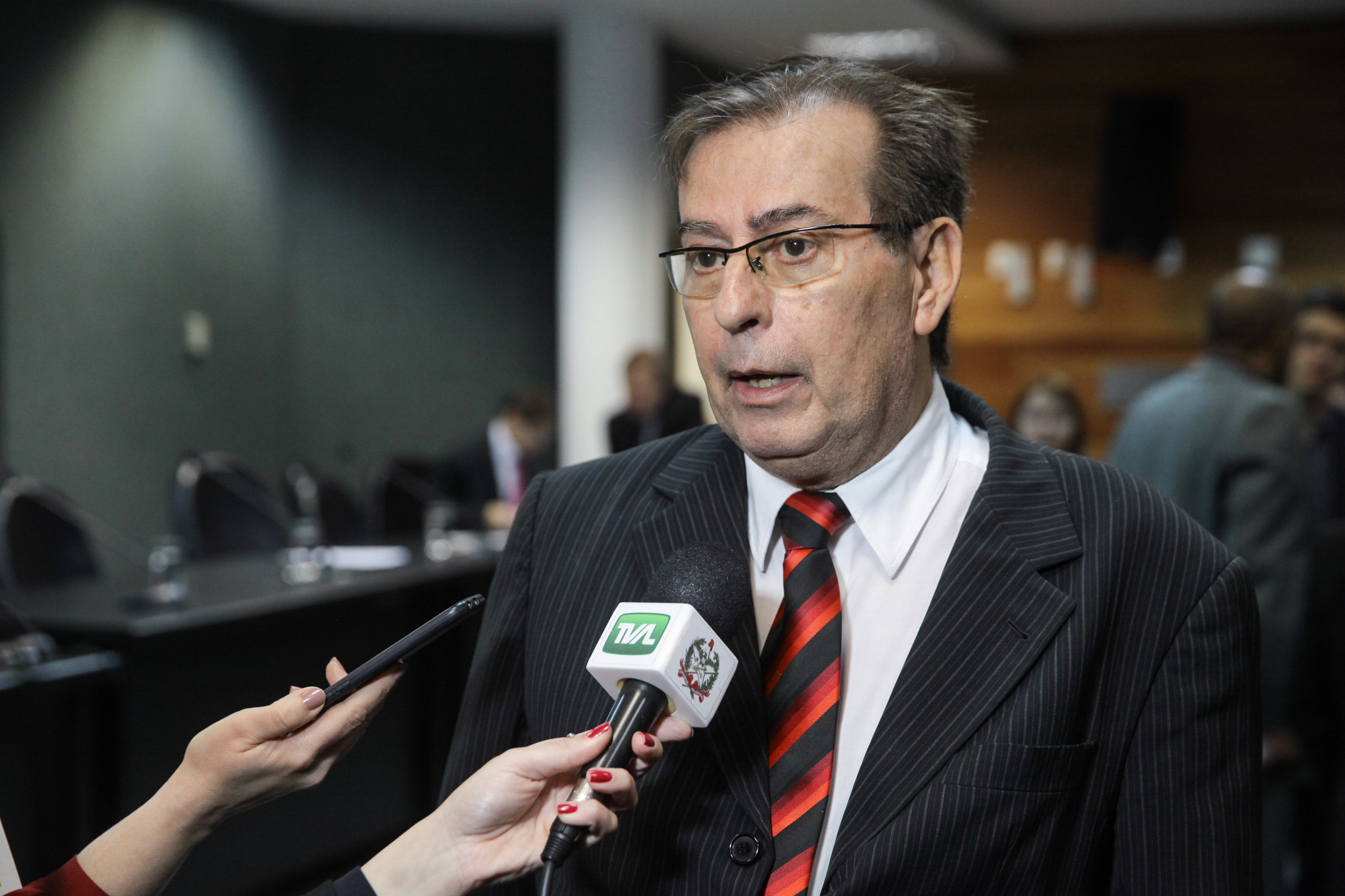 Secretário de Saúde de Itajaí, Celso Luiz Dellagiustina. Comissão de Saúde.
