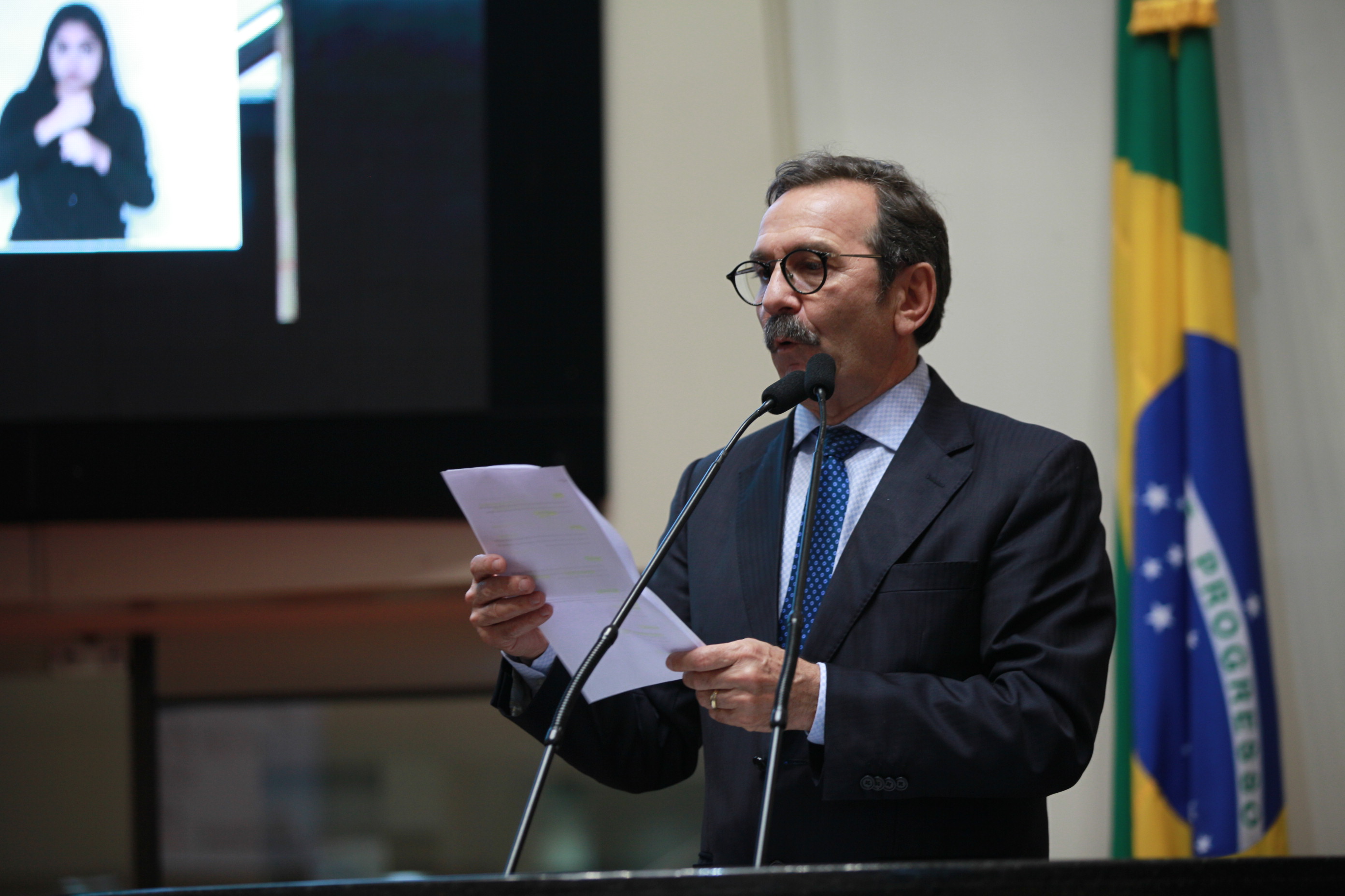 Deputado Serafim Venzon (PSDB). Sessão Ordinária. Foto: Solon Soares / Agência AL