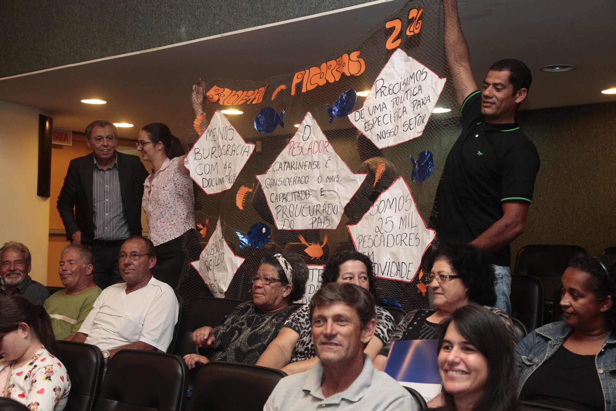 Secretário Nacional da Pesca ouve reivindicações de pescadores catarinenses