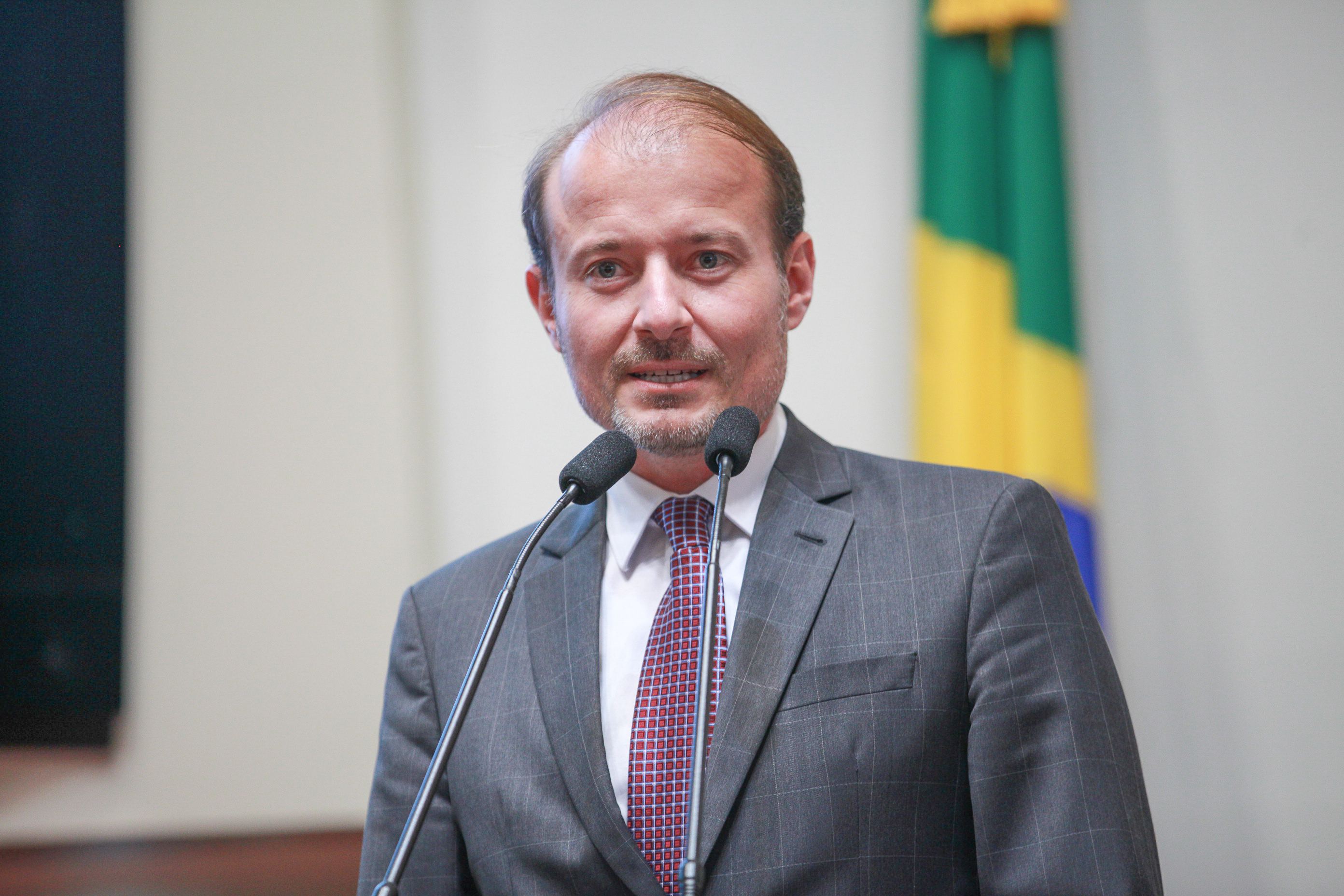Sessão Ordinária. Deputado Gabriel Ribeiro (PSD). Foto: Solon Soares / Agência AL.