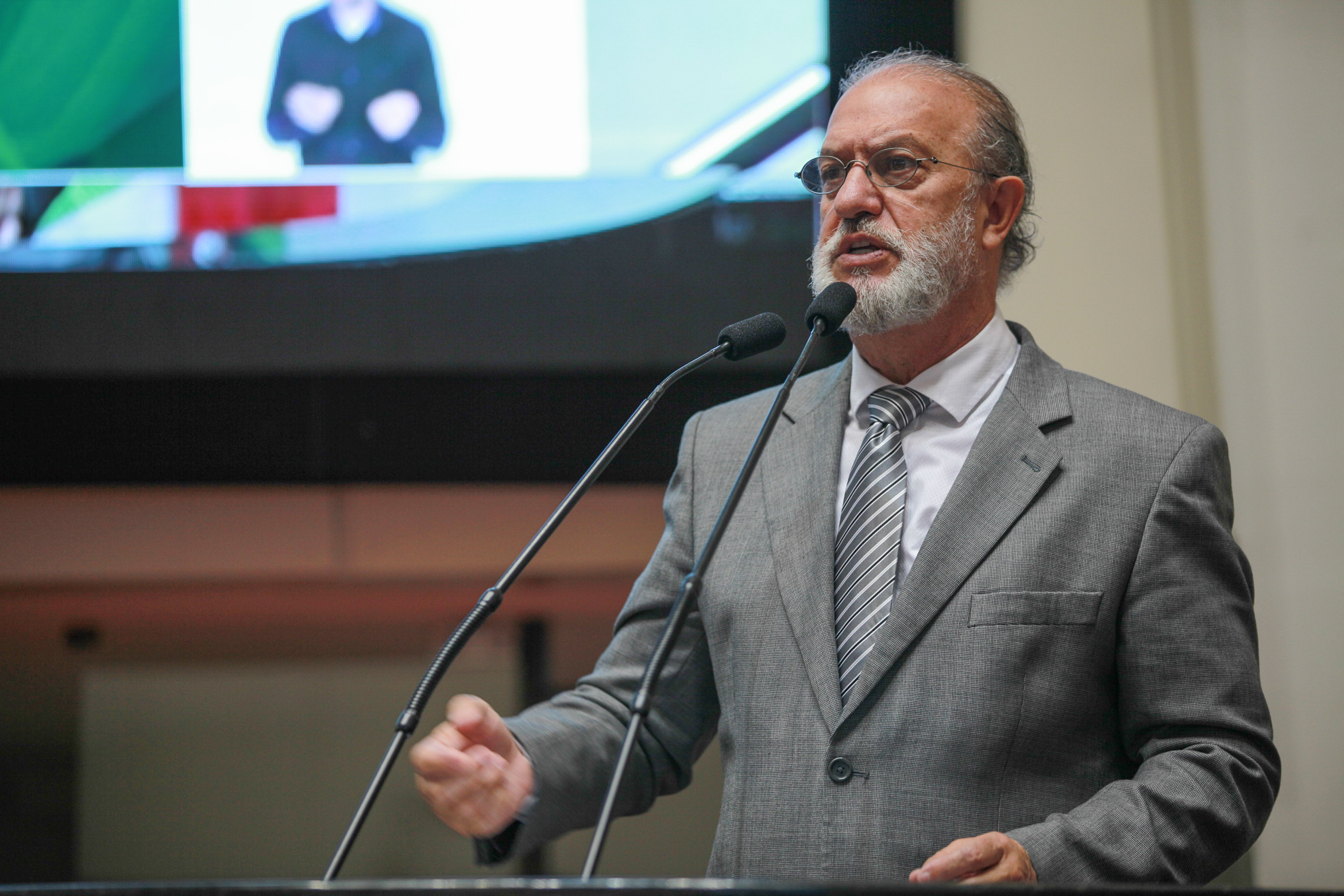 Sessão Ordinária. Deputado Nilson Gonçalves (PSDB). Foto: Solon Soares / Agência AL.
