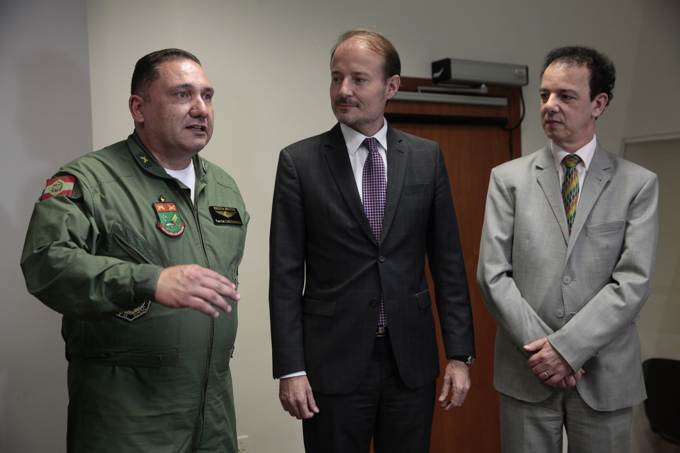 Quinta Companhia do Batalhão de aviação da PMSC recebe Moção de Aplauso na Alesc.