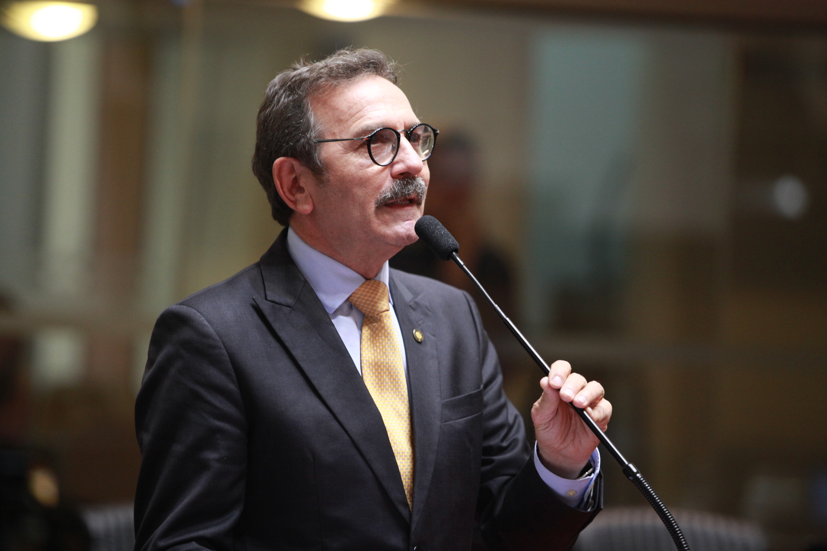 Deputado Fernando Coruja (PMDB). Sessão Ordinária. Foto: Solon Soares / Agência AL.