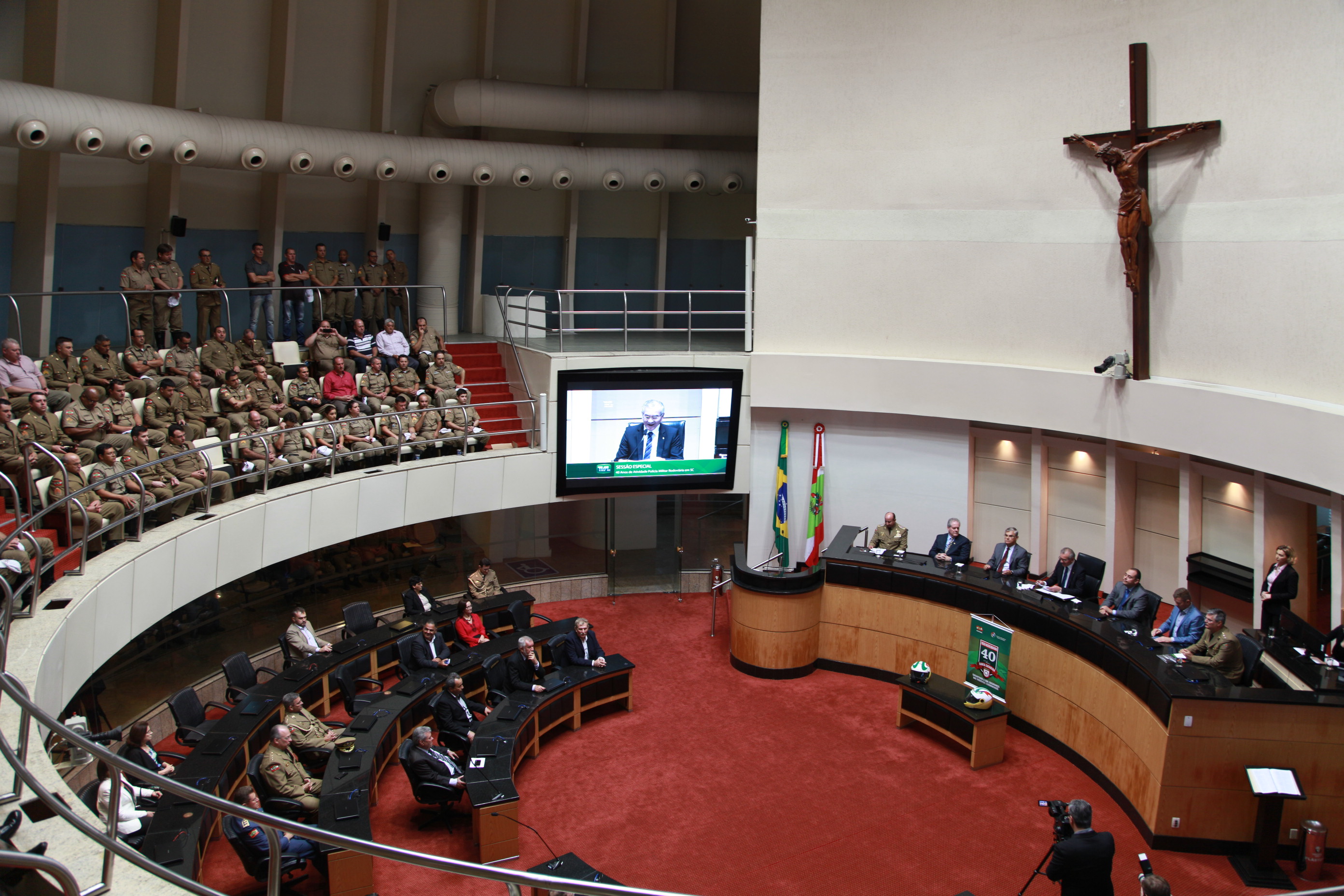 Homenagem aos 40 Anos de criação da atividade de Polícia Militar Rodoviária em Santa Catarina