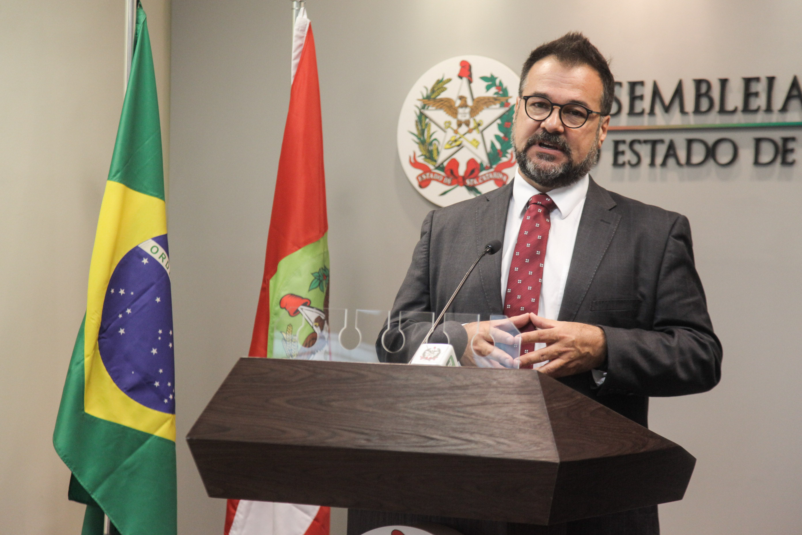Coletiva de Imprensa com o Senador Alvaro Dias.