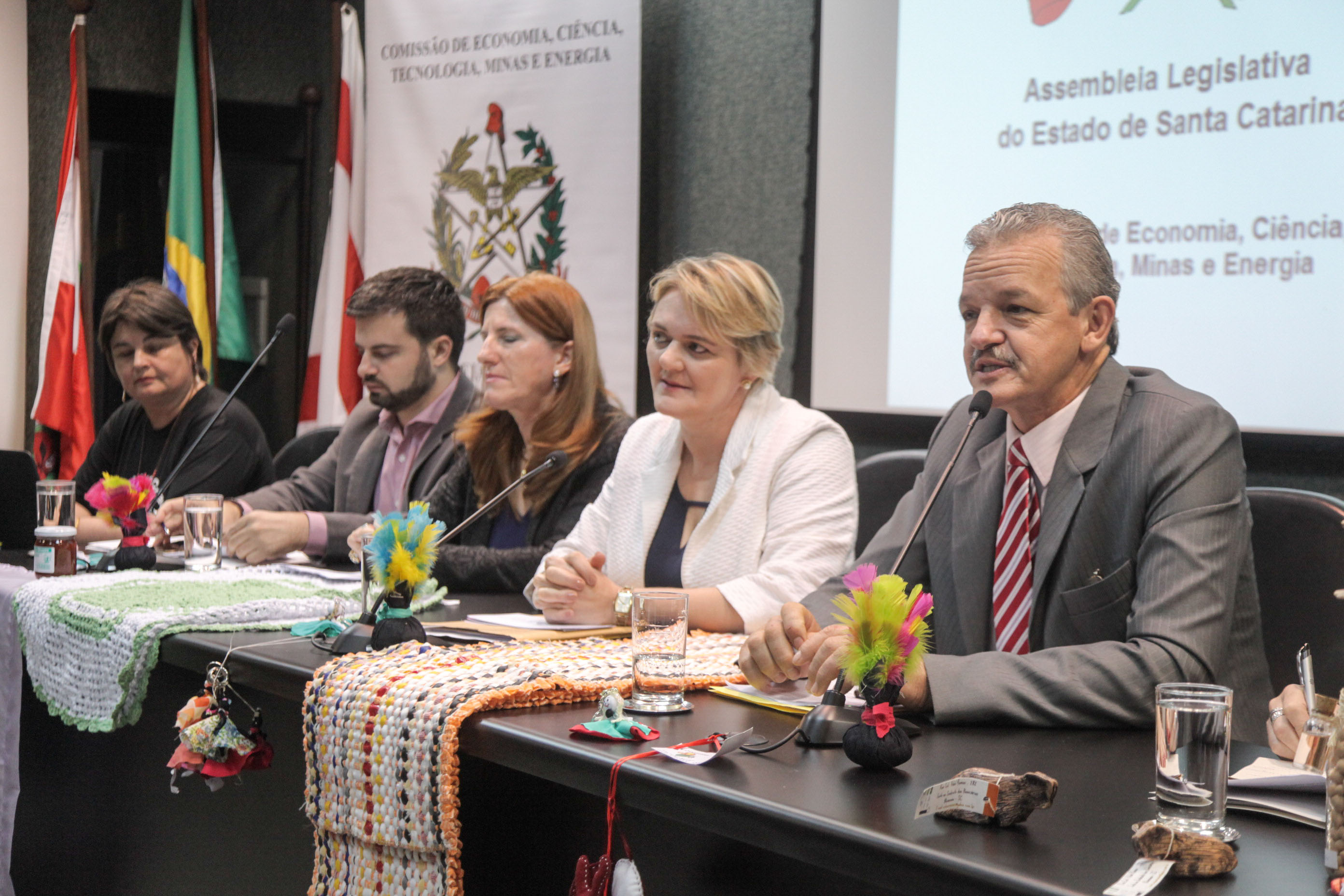 Audiência Pública sobre a Política de Economia Solidária em SC.