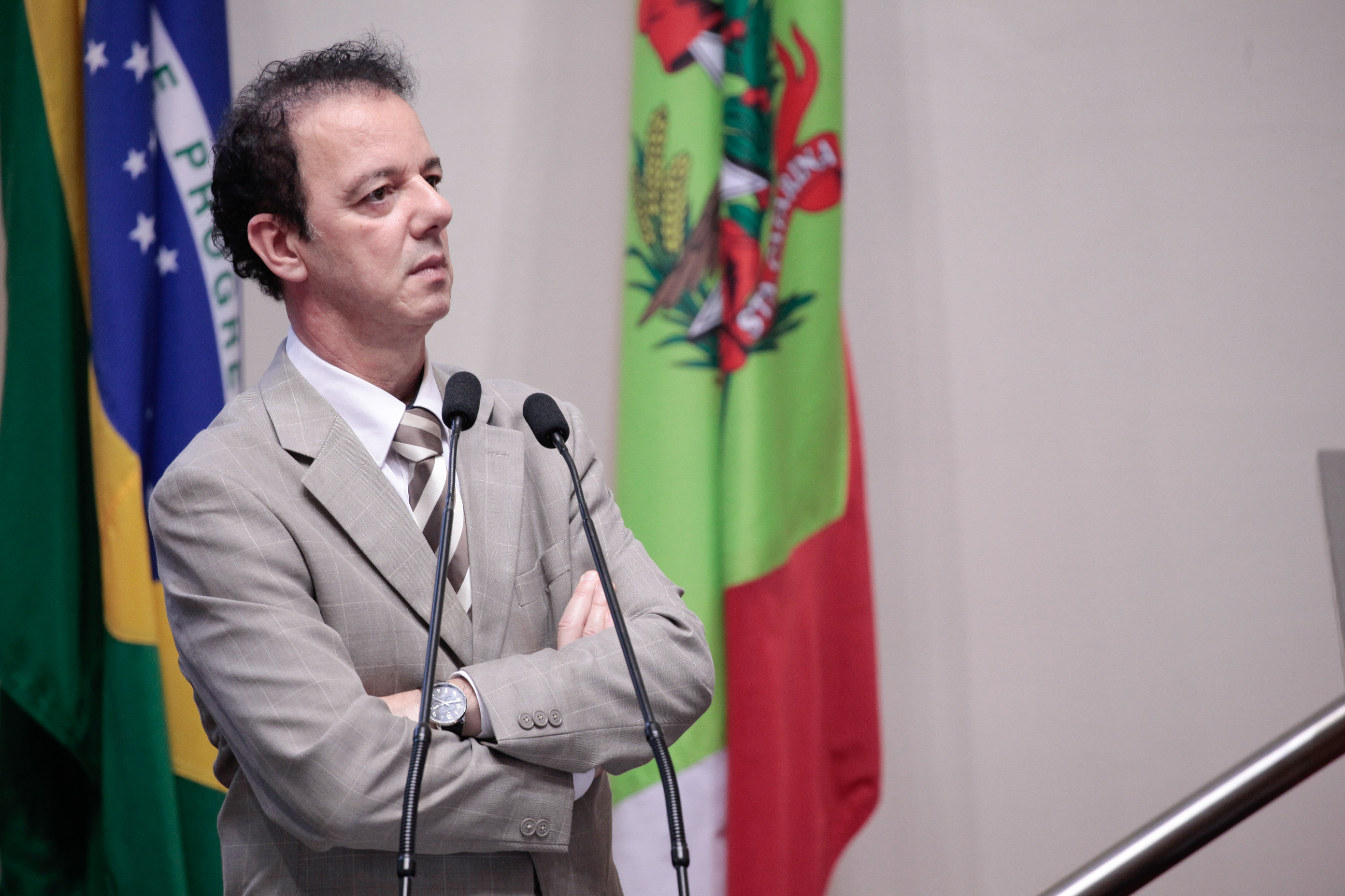 Deputado Ismael dos Santos (PSD). Sessão Ordinária. Foto: Karina Ferreira / Agência AL