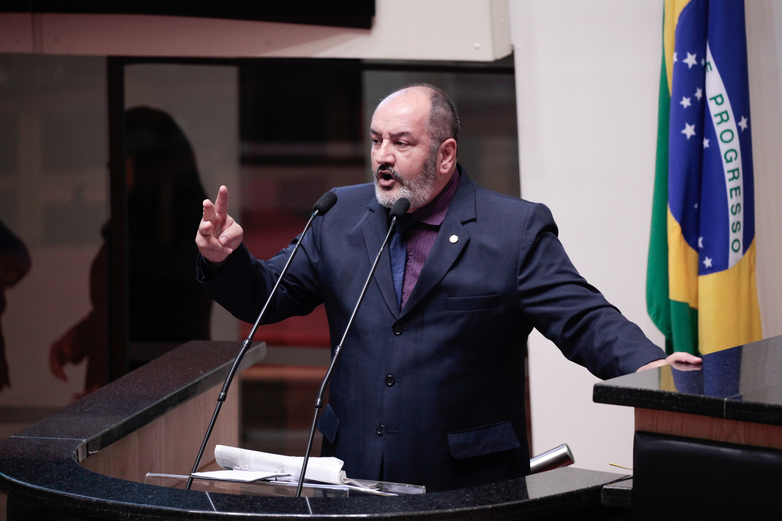 Deputado Roberto Salum (PRB). Sessão Ordinária. Foto: Karina Ferreira / Agência AL