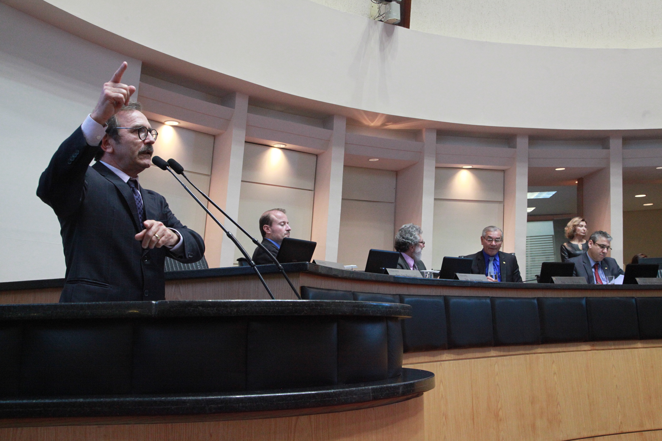 Sessão Ordinária. Deputado Moacir Sopelsa (PMDB).  Foto: Solon Soares / Agência AL