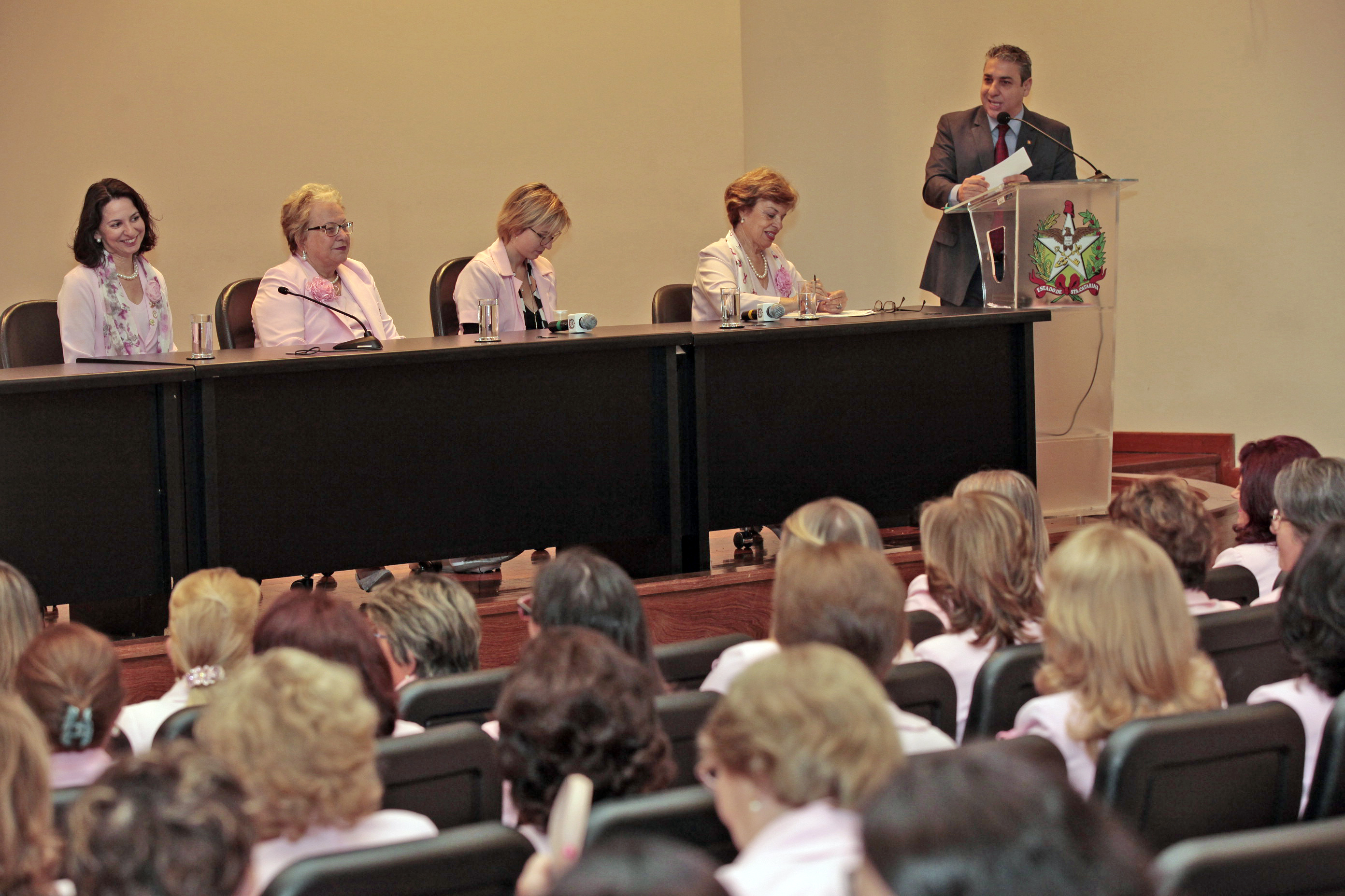 Encontro da Rede Feminina de Combate ao Câncer do Estado de Santa Catarina.