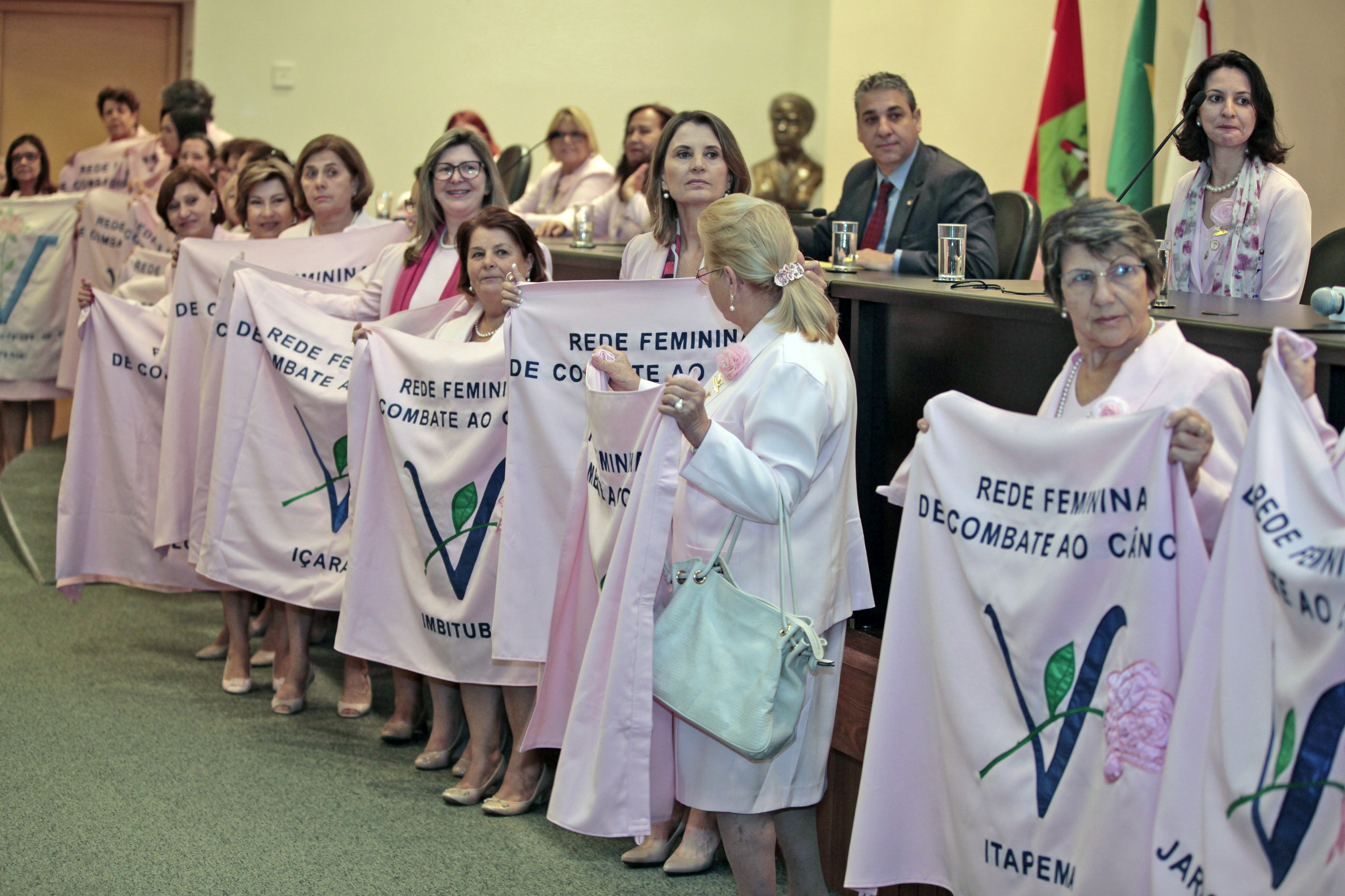 Encontro da Rede Feminina de Combate ao Câncer do Estado de Santa Catarina.