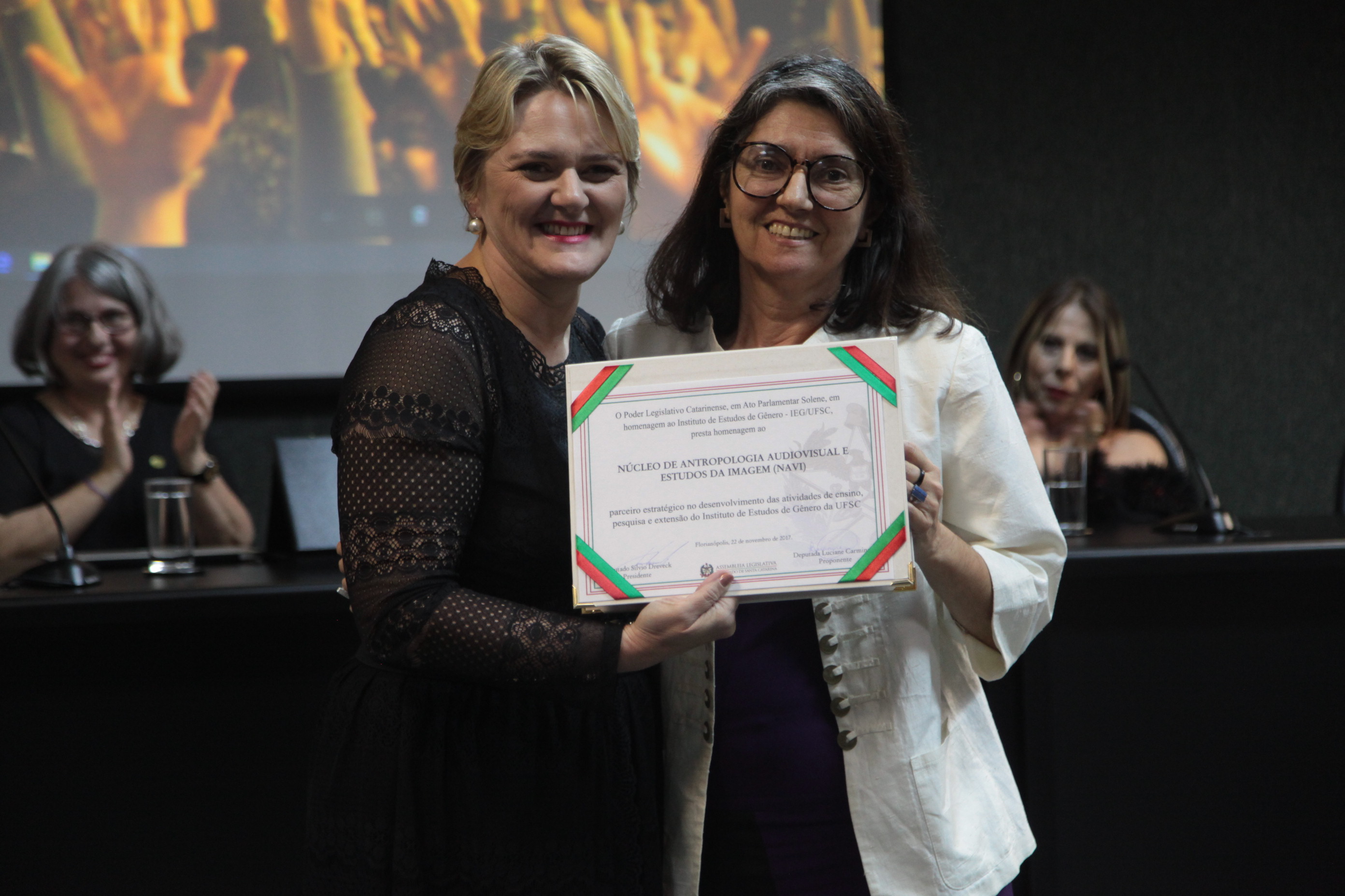 Solenidade em Homenagem ao Instituto de Estudos de Gênero da UFSC.