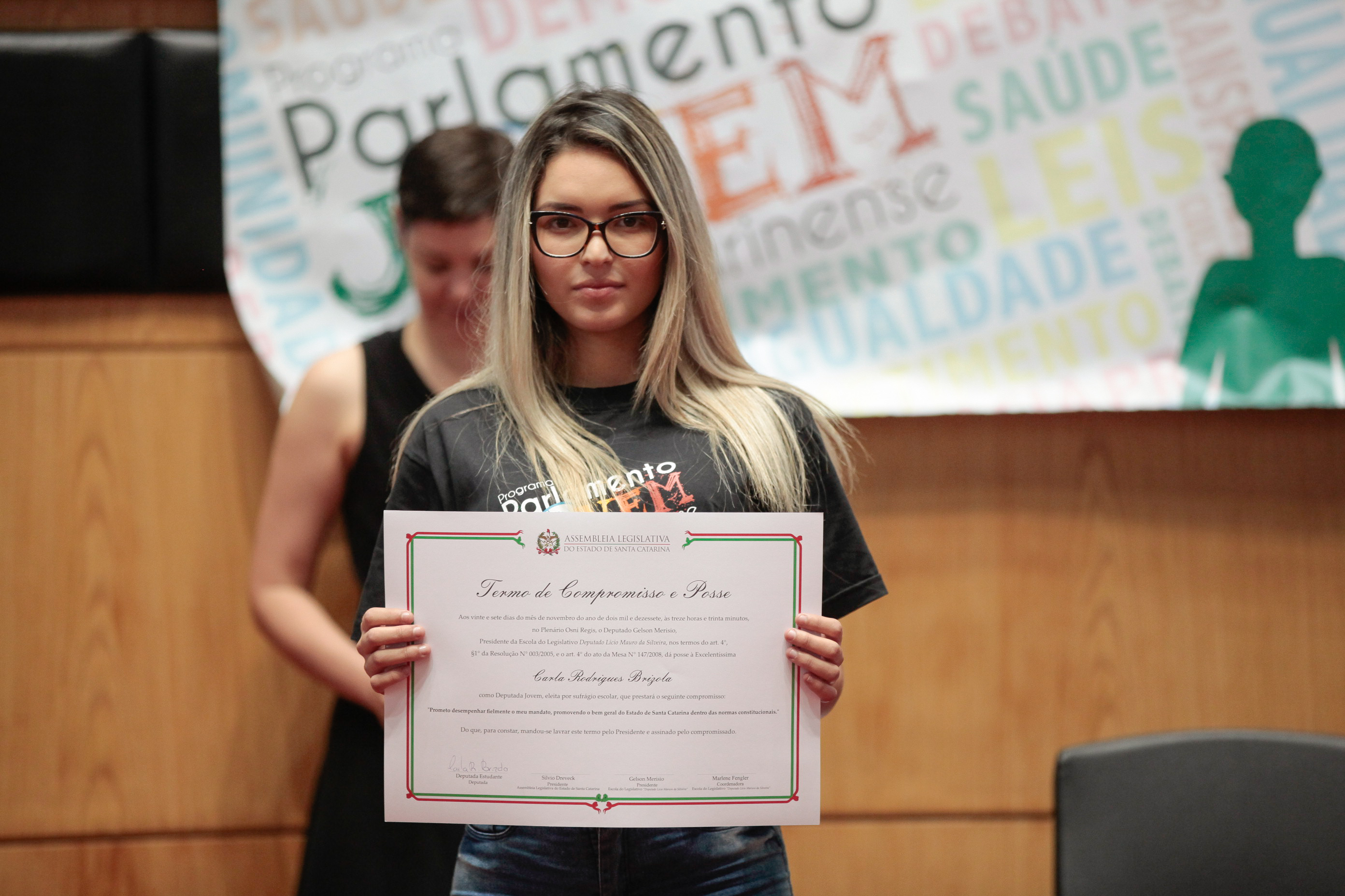 Programa Jovens Parlamentares.