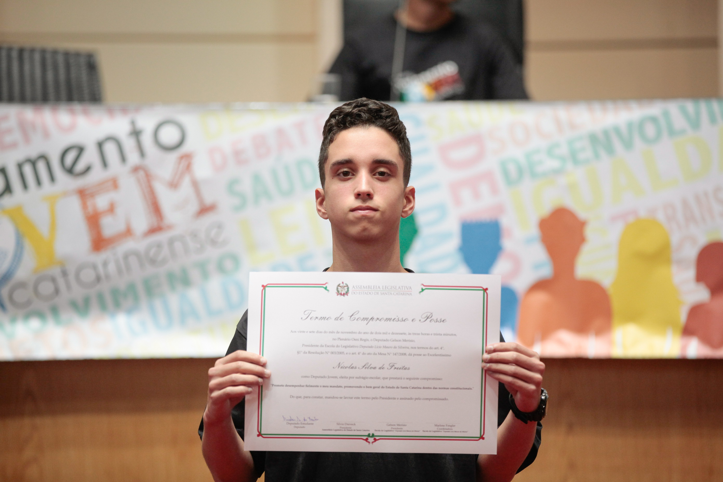 Programa Jovens Parlamentares.