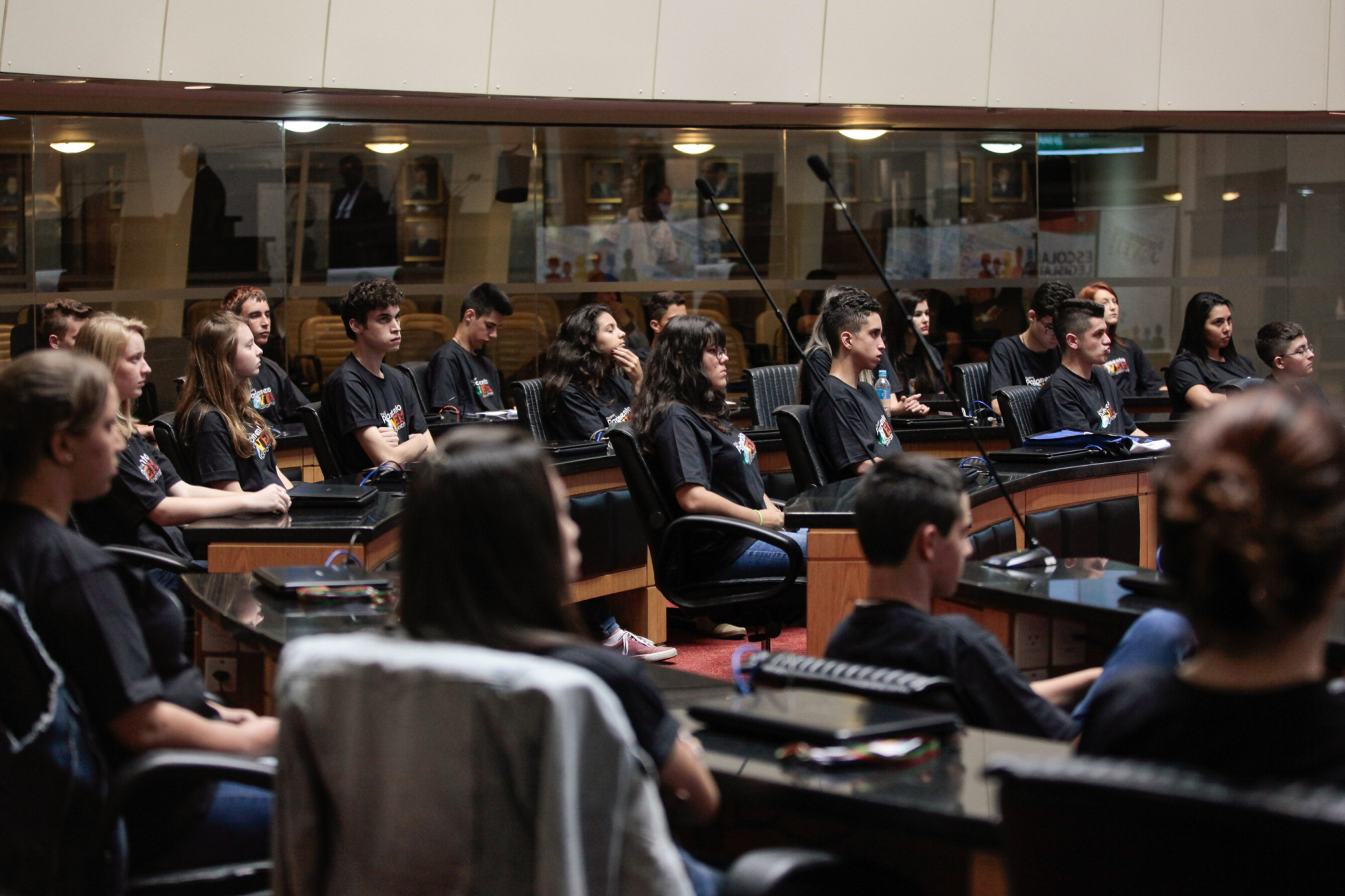 Parlamentares da 23ª edição do Parlamento Jovem são empossados na Alesc