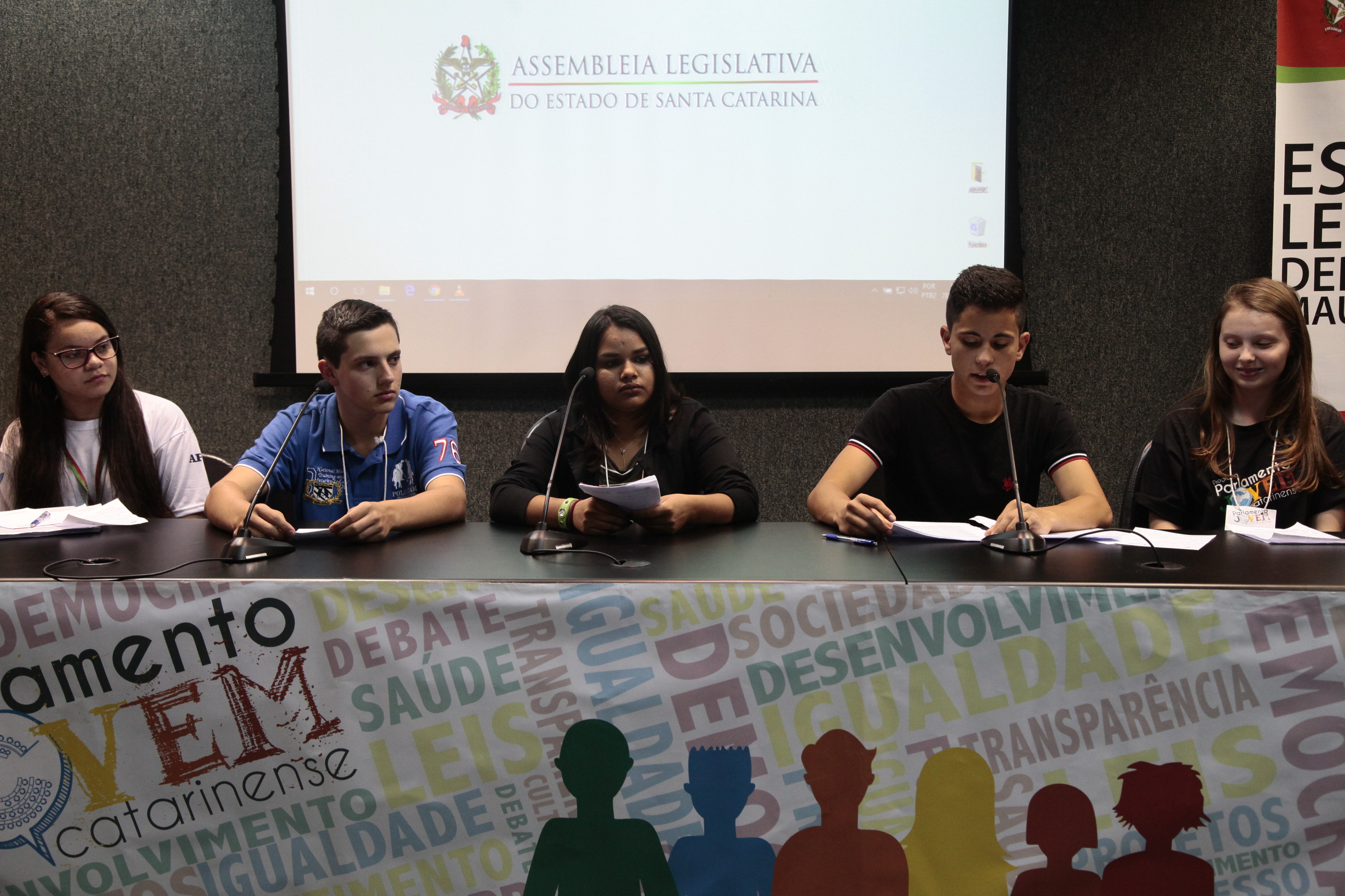 Parlamento Jovem - Instalação da CCJ