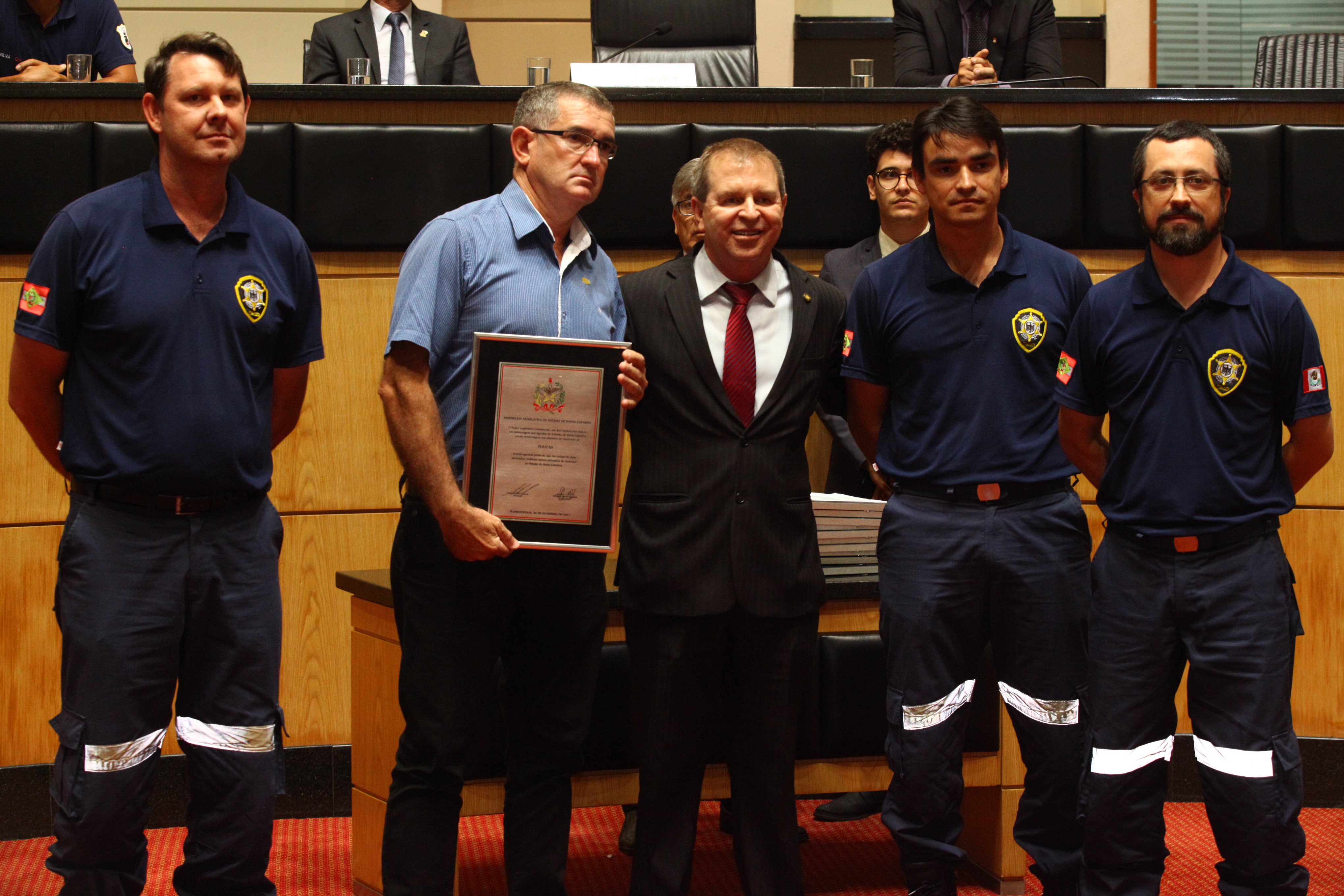 Ato Solene - Homenagem aos Agentes de Trânsito de SC