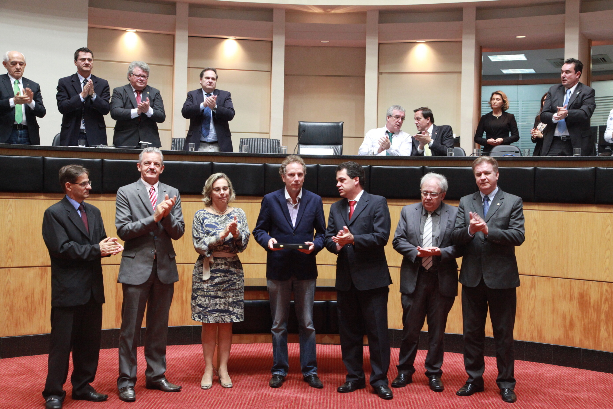 Alesc presta homenagem ao ex-reitor da UFSC, Luiz Carlos Cancellier de Olivo