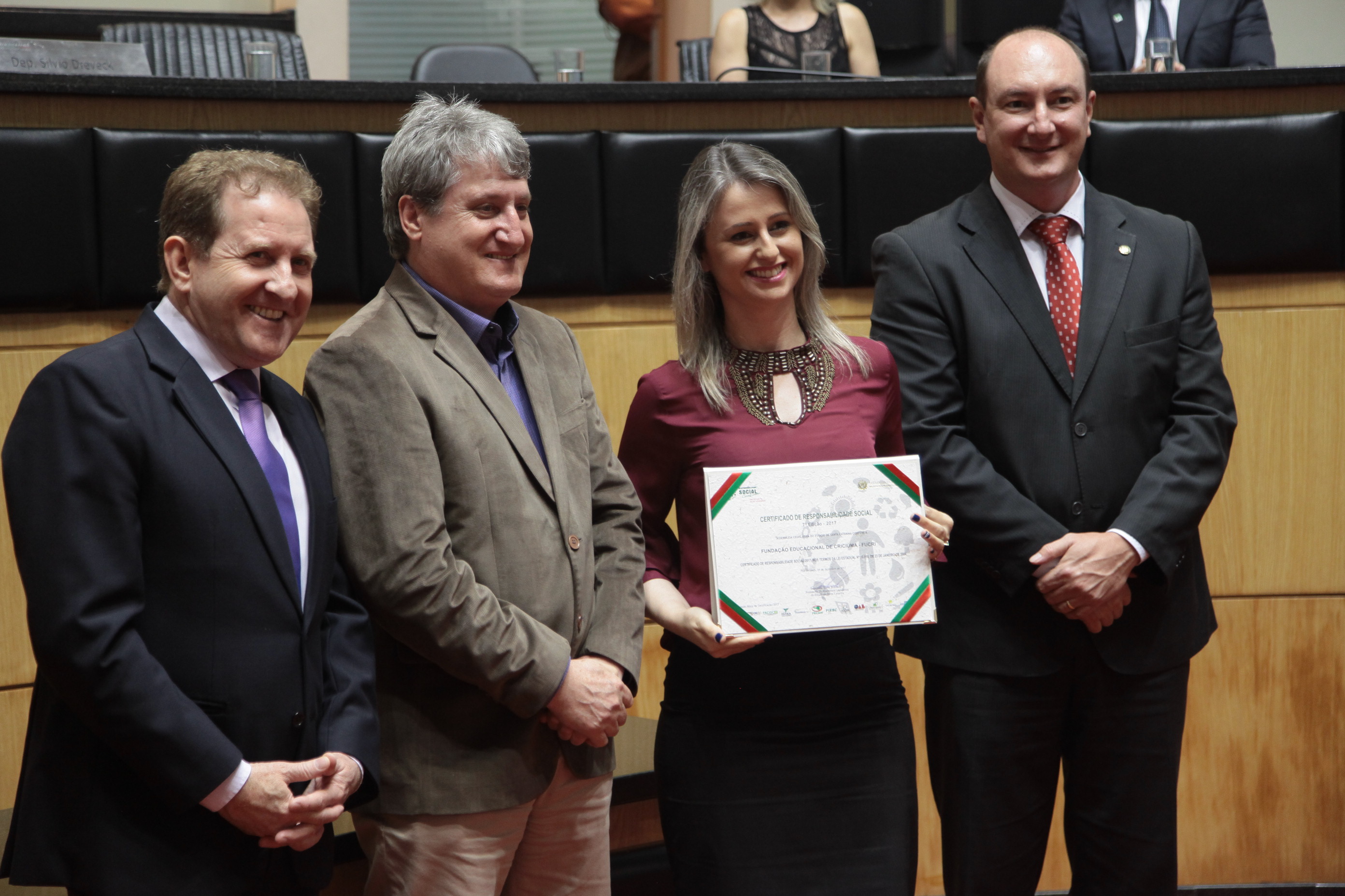 Sessão Especial - Certificado de Responsabilidade Social.
