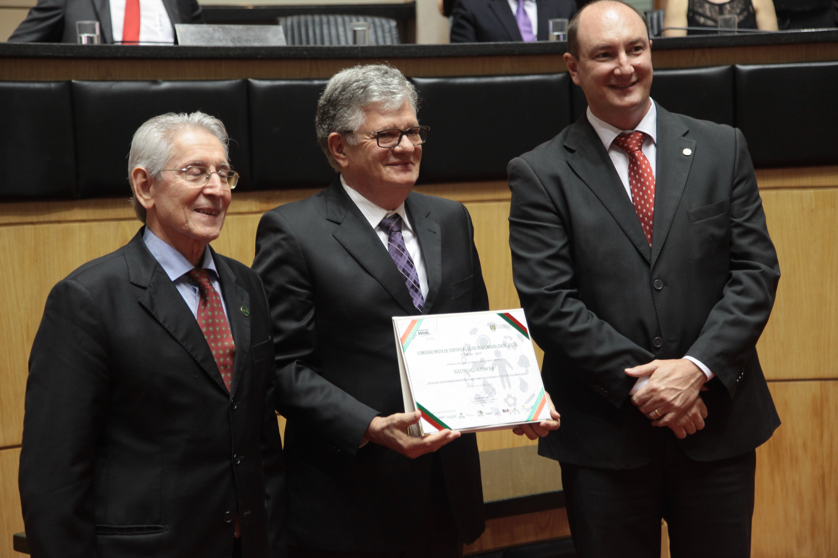 Sessão Especial - Certificado de Responsabilidade Social.