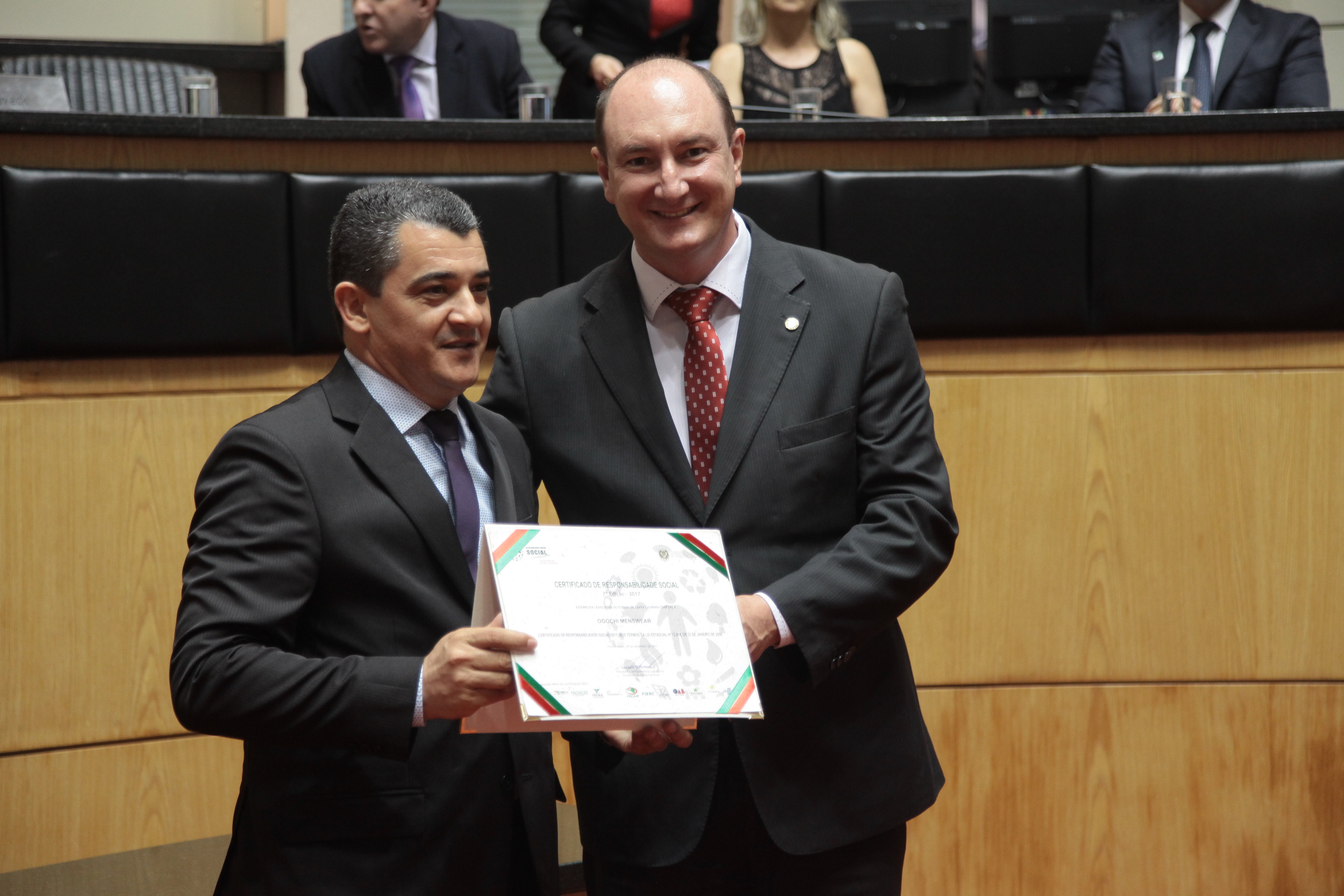 Sessão Especial - Certificado de Responsabilidade Social.