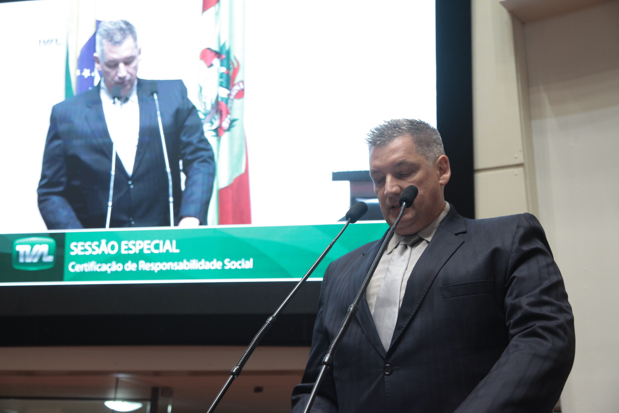 Vice-presidente da Fundação Unisul, professor Valter Alves Schimitz