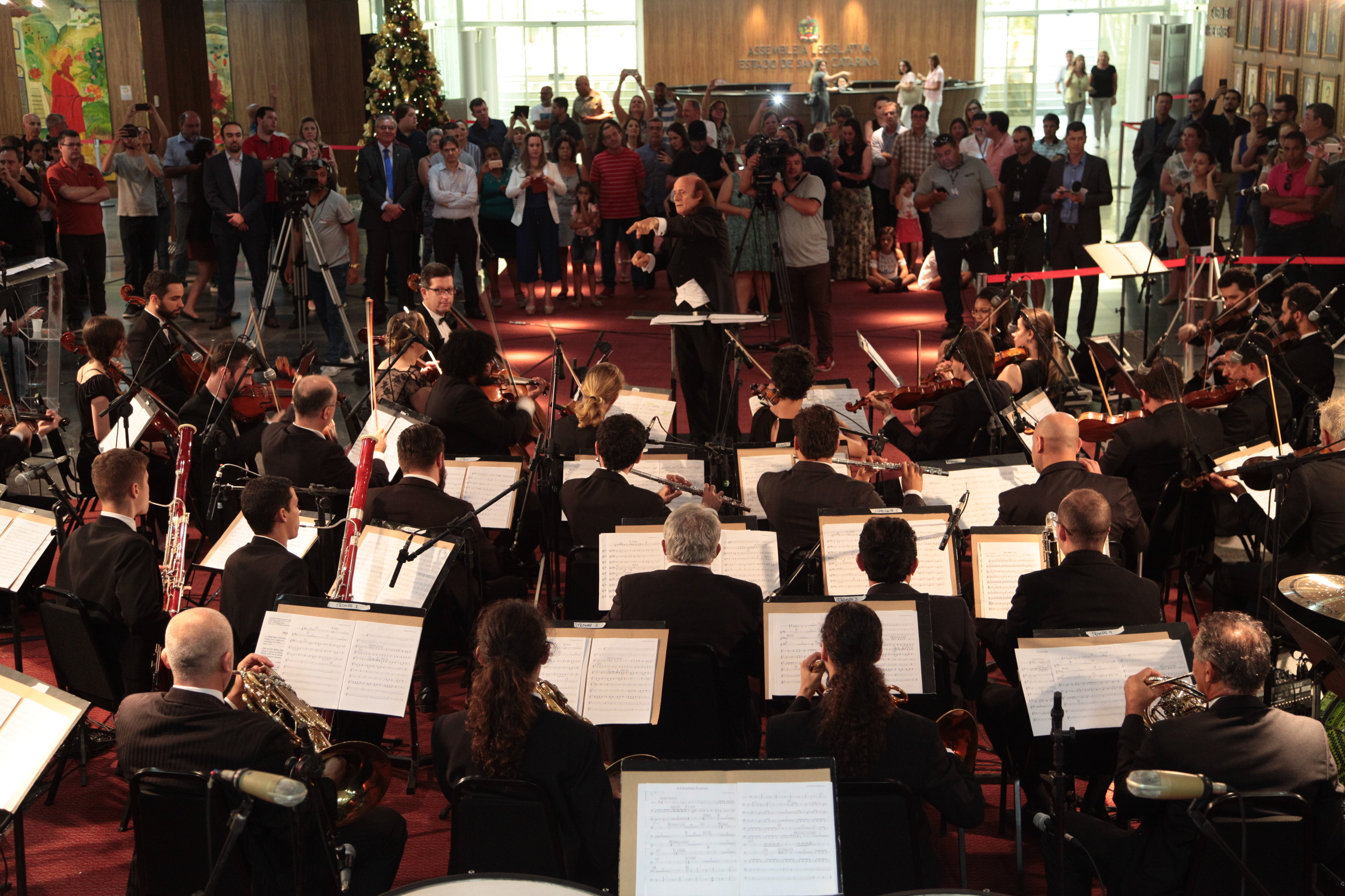 Apresentação da Orquestra Sinfônica de Santa Catarina