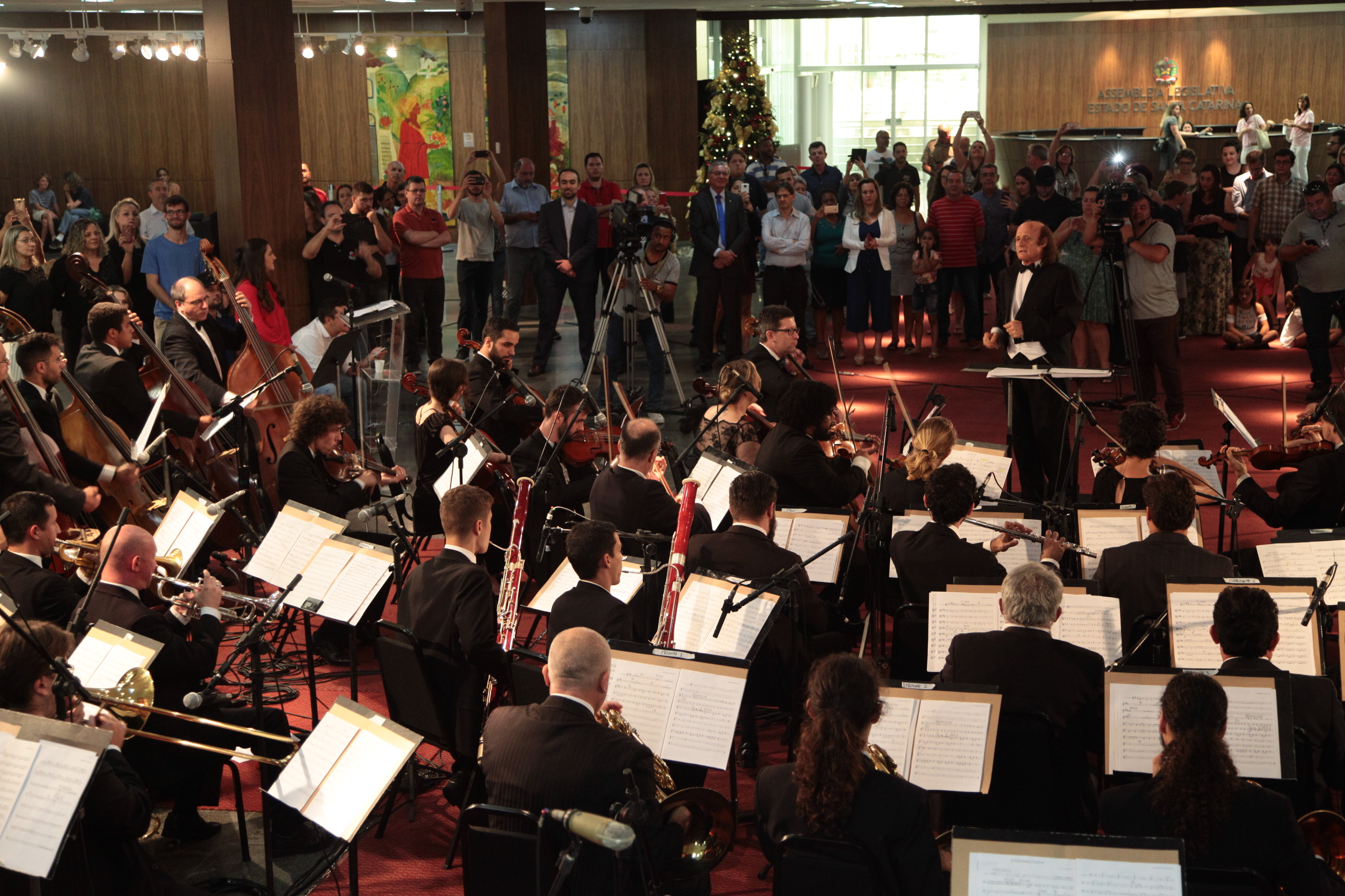 Apresentação da Orquestra Sinfônica de Santa Catarina