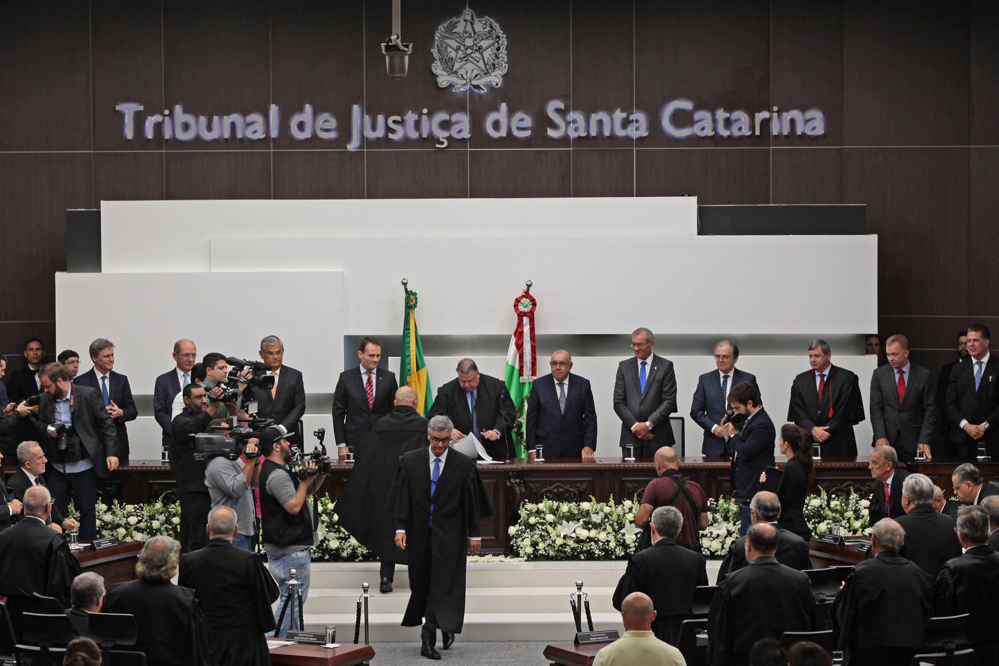 Desembargador Rodrigo Collaço Toma Posse como Presidente do Tribunal de Justiça de SC.