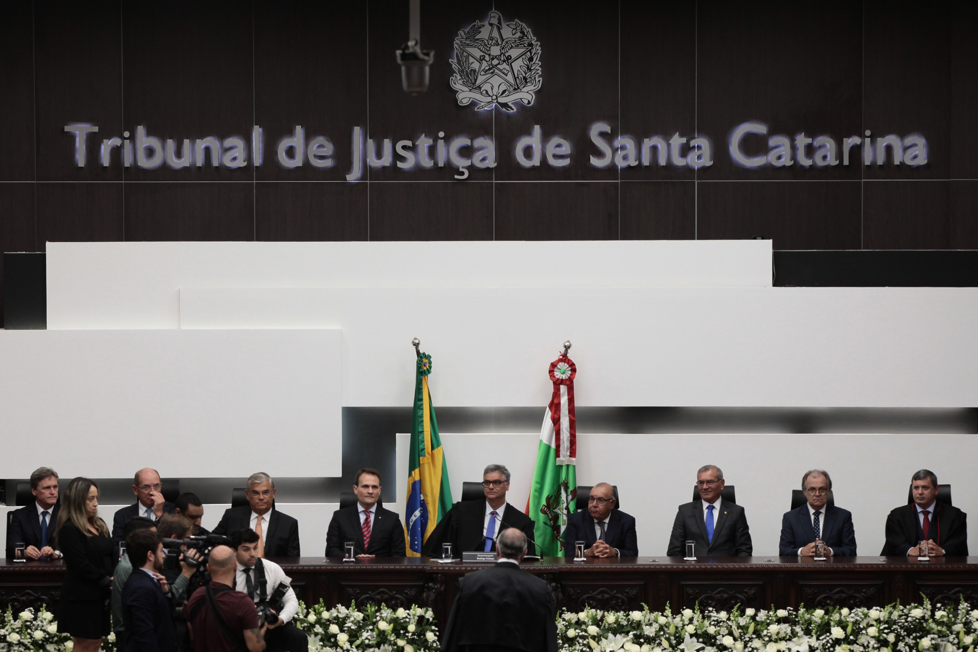 Desembargador Rodrigo Collaço Toma Posse como Presidente do Tribunal de Justiça de SC.