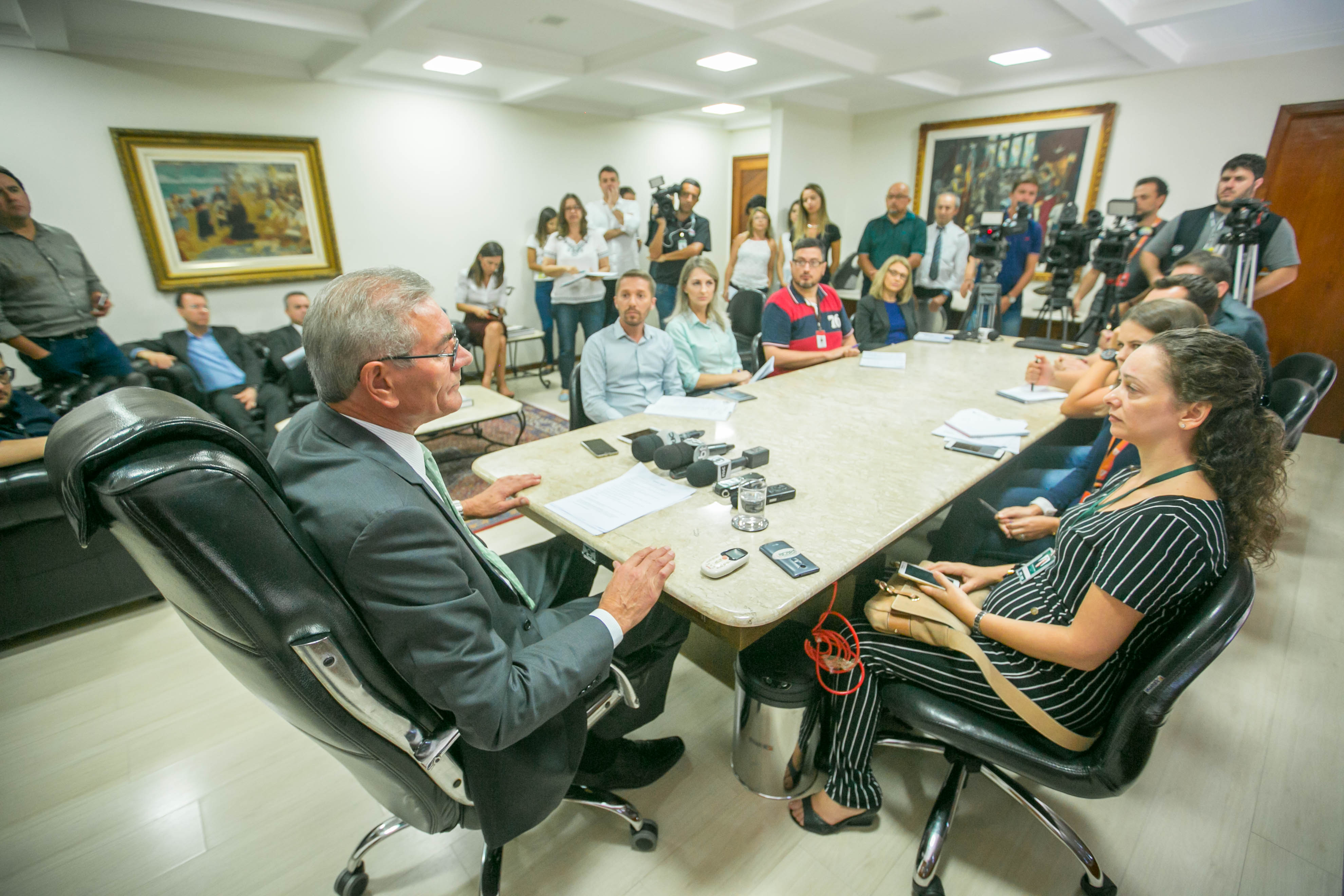 Coletiva de Imprensa de Balanço da Presidência do Deputado Silvio Dreveck