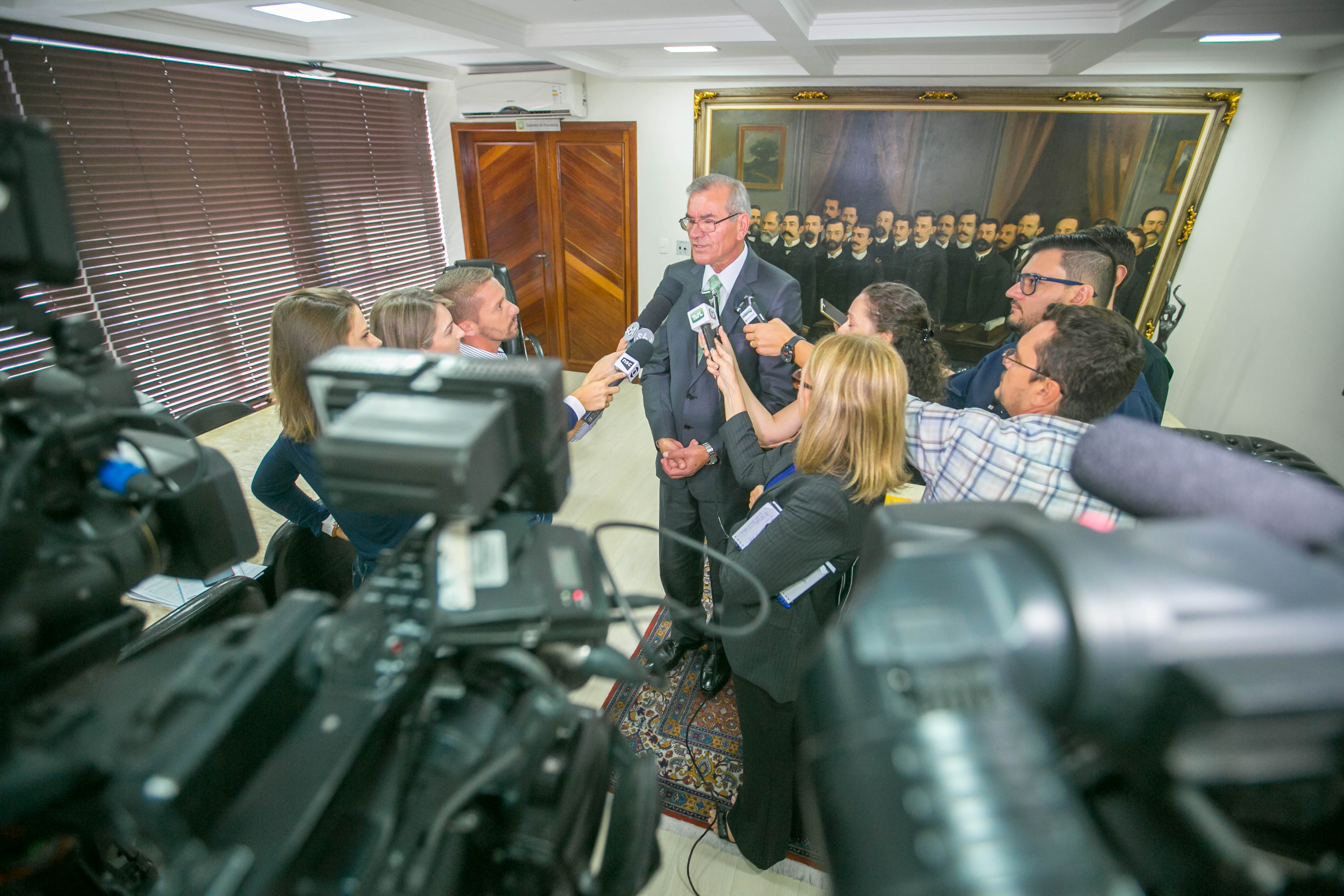 Coletiva de Imprensa de Balanço da Presidência do Deputado Silvio Dreveck