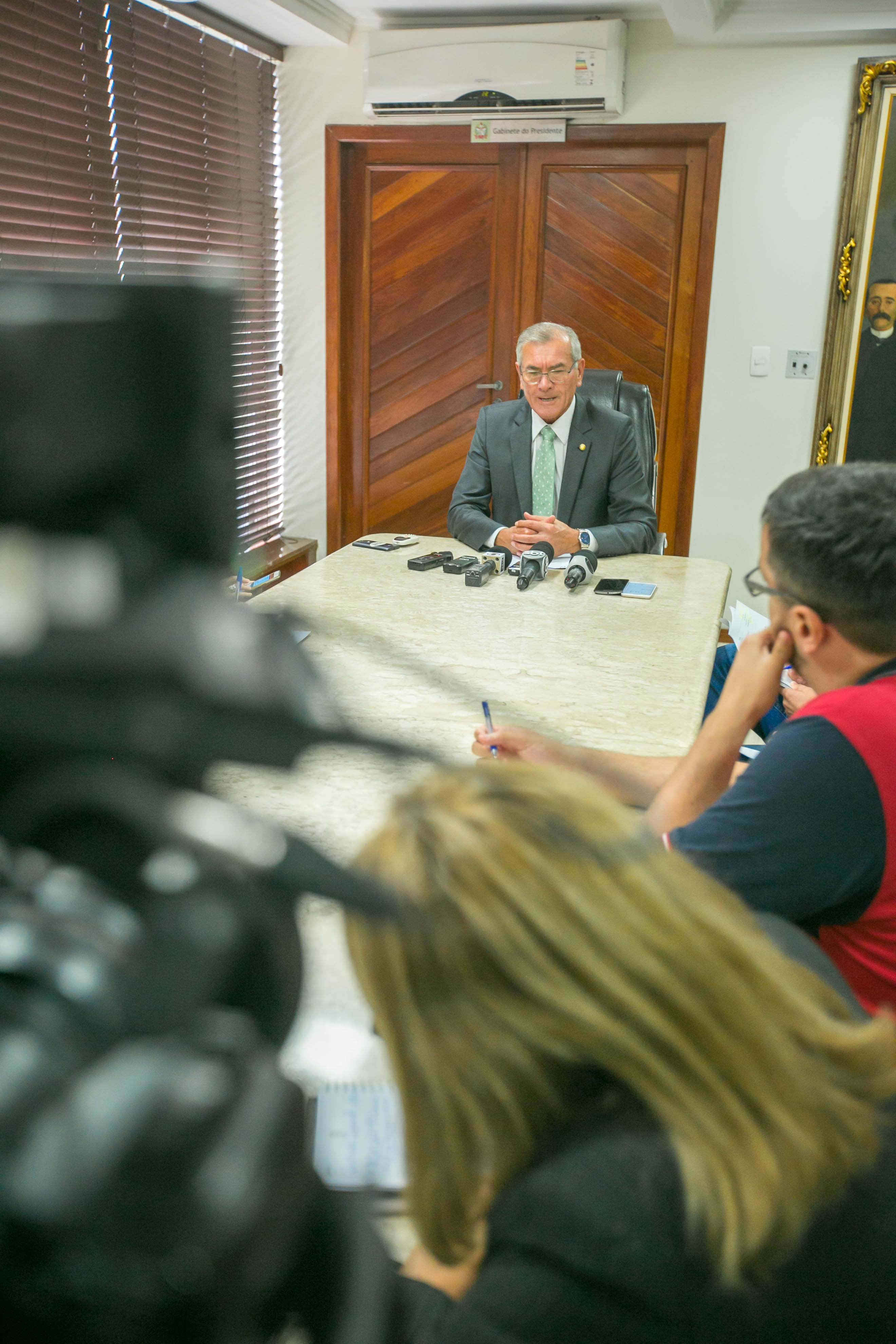 Coletiva de Imprensa de Balanço da Presidência do Deputado Silvio Dreveck
