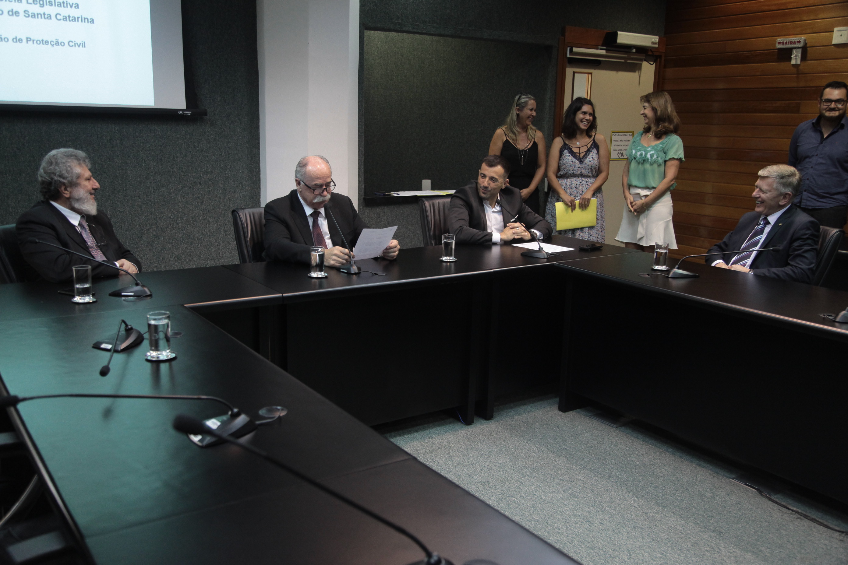 Instalação da Comissão de Proteção Civil.