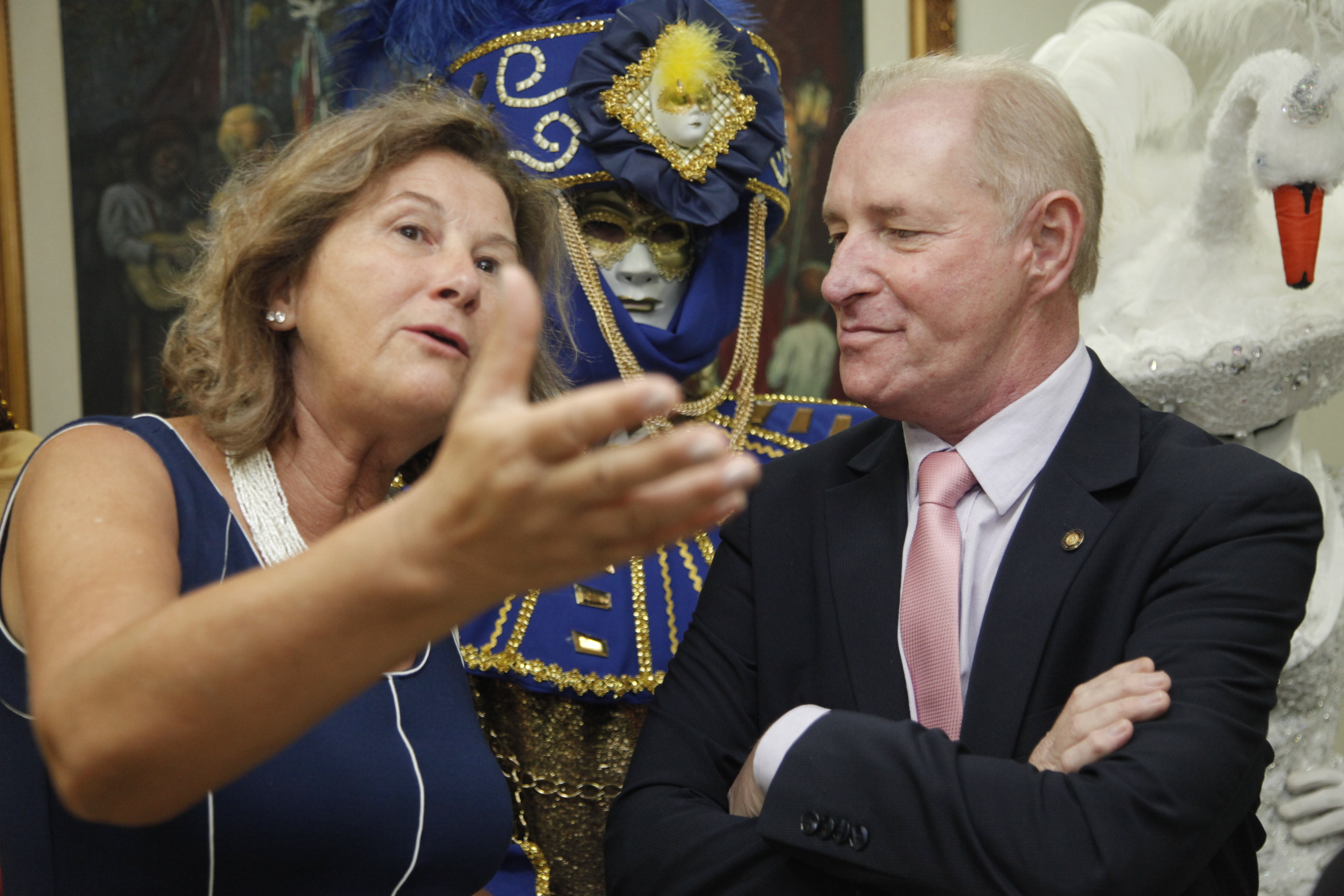 Presidente Aldo Schneider Recebe Divulgação do Carnaval de Nova Veneza.
