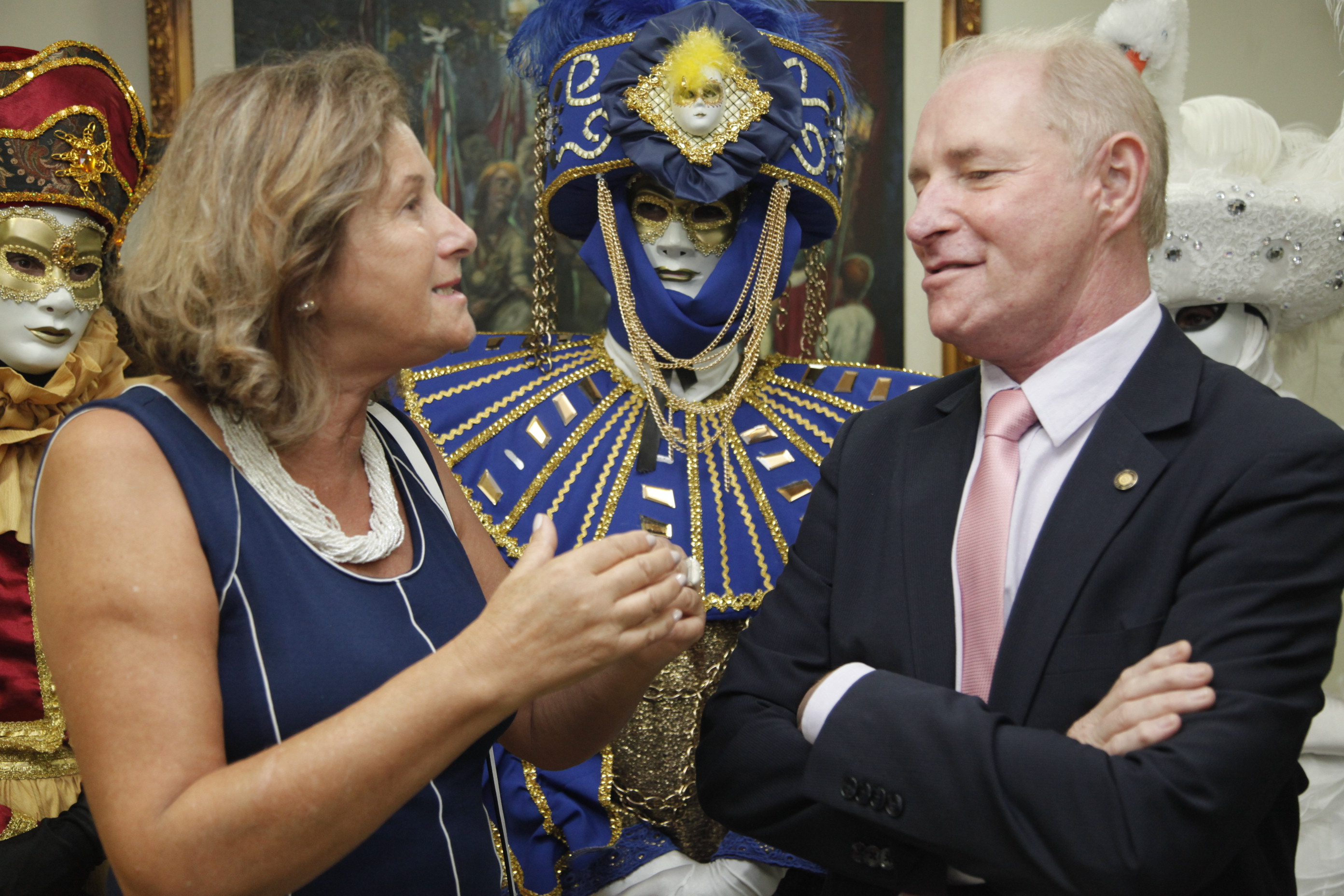 Presidente Aldo Schneider Recebe Divulgação do Carnaval de Nova Veneza.