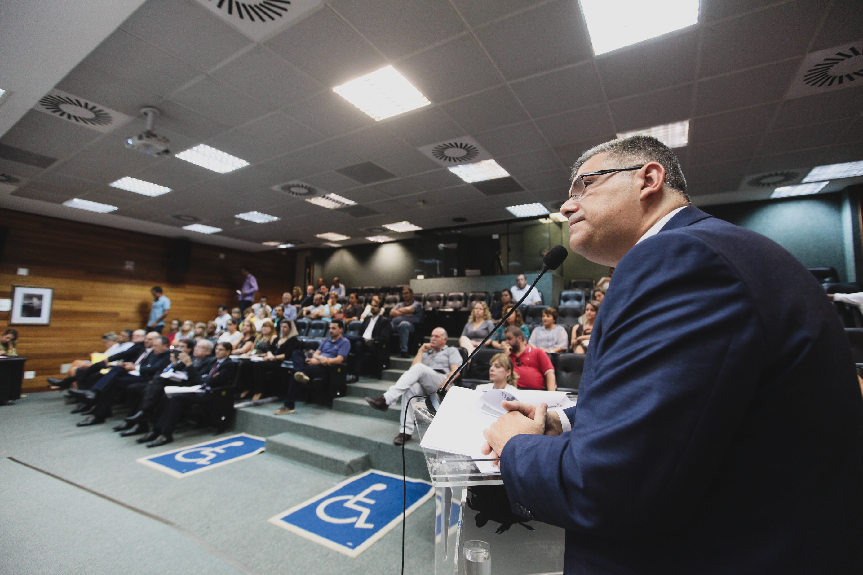 Audiência Pública de contas da Secretaria de Saúde.