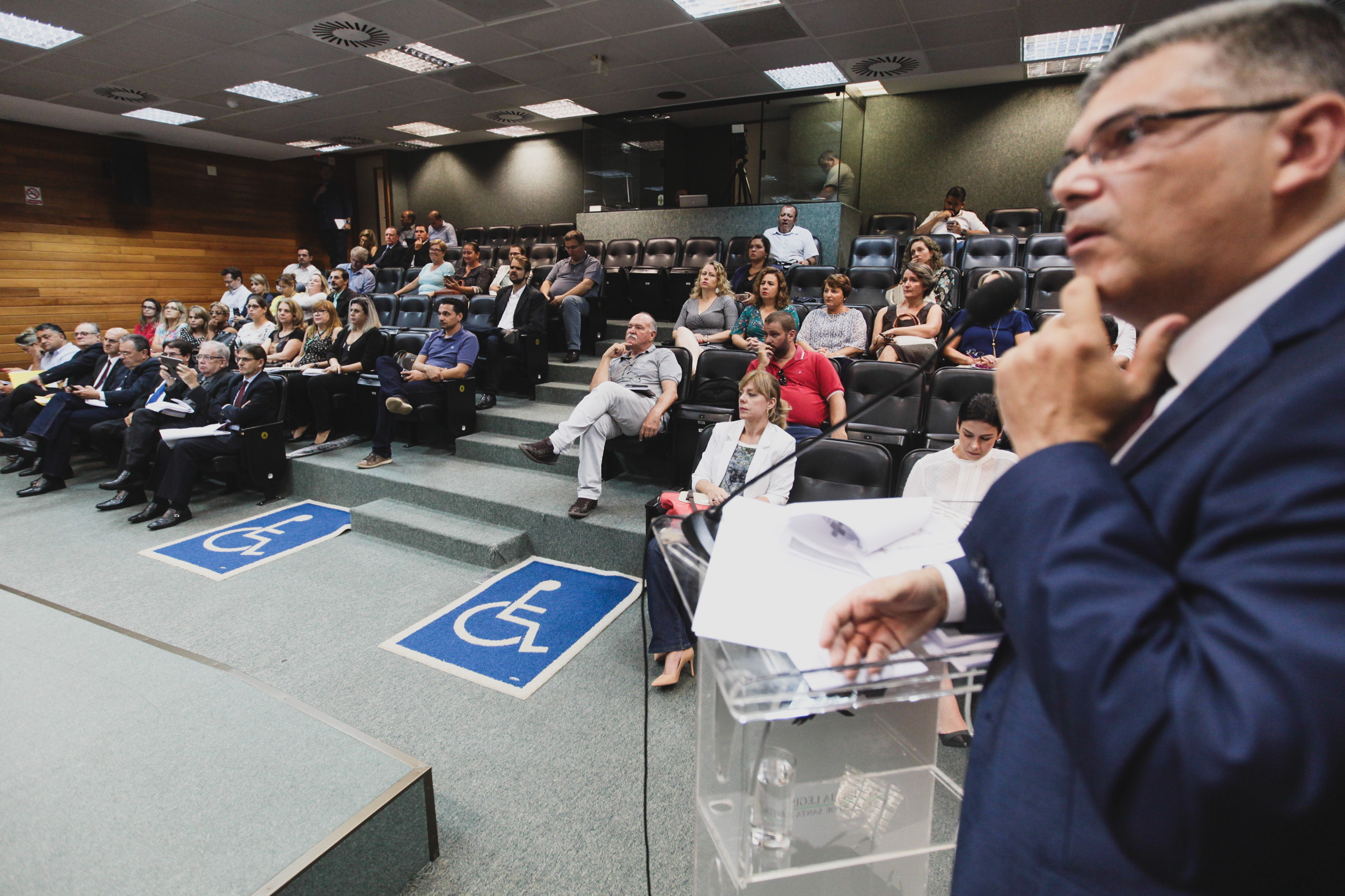 Audiência Pública de contas da Secretaria de Saúde.