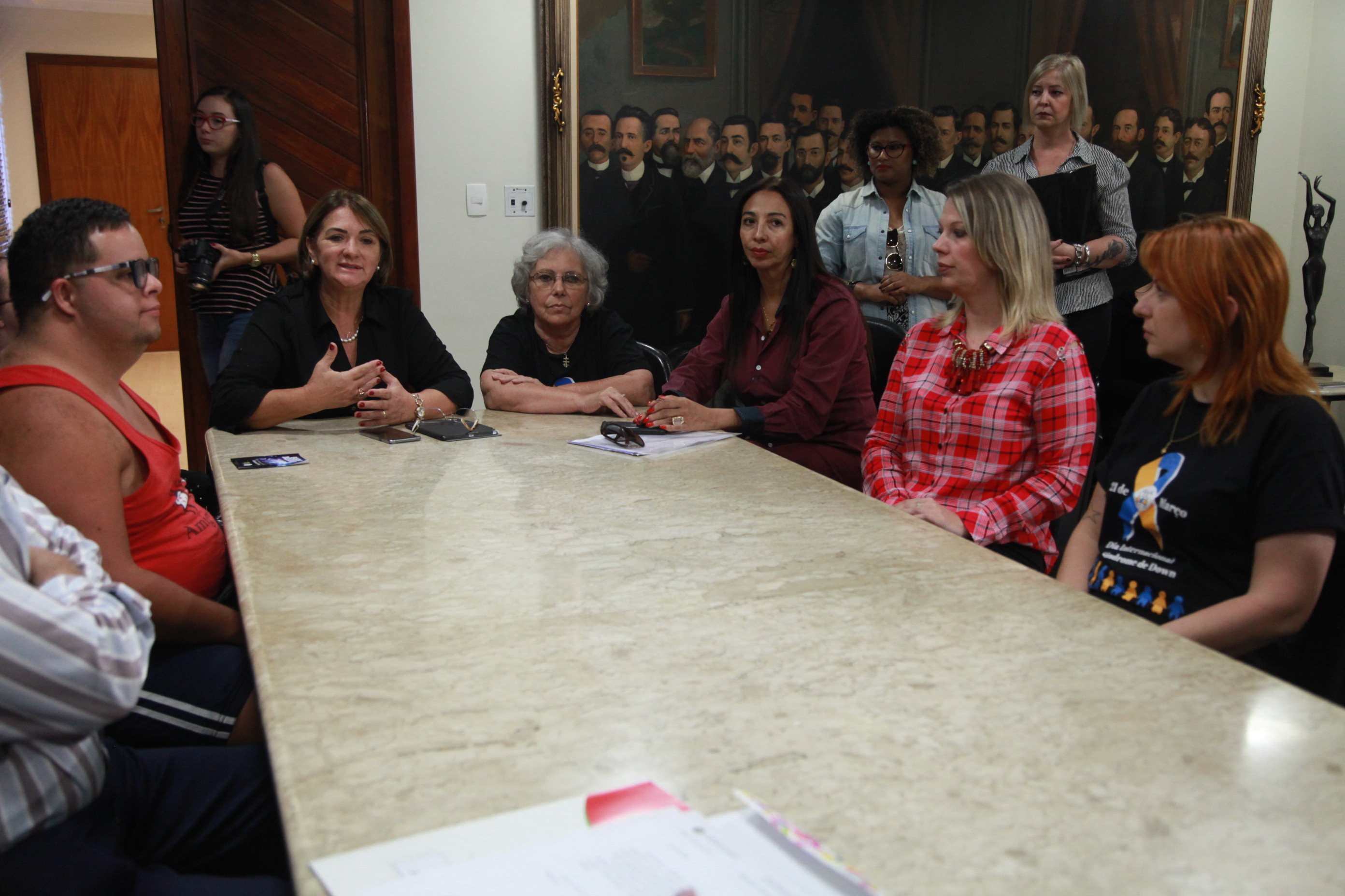 Presidente da Alesc Reúne-se com Equipe do Programa Alesc Inclusiva.