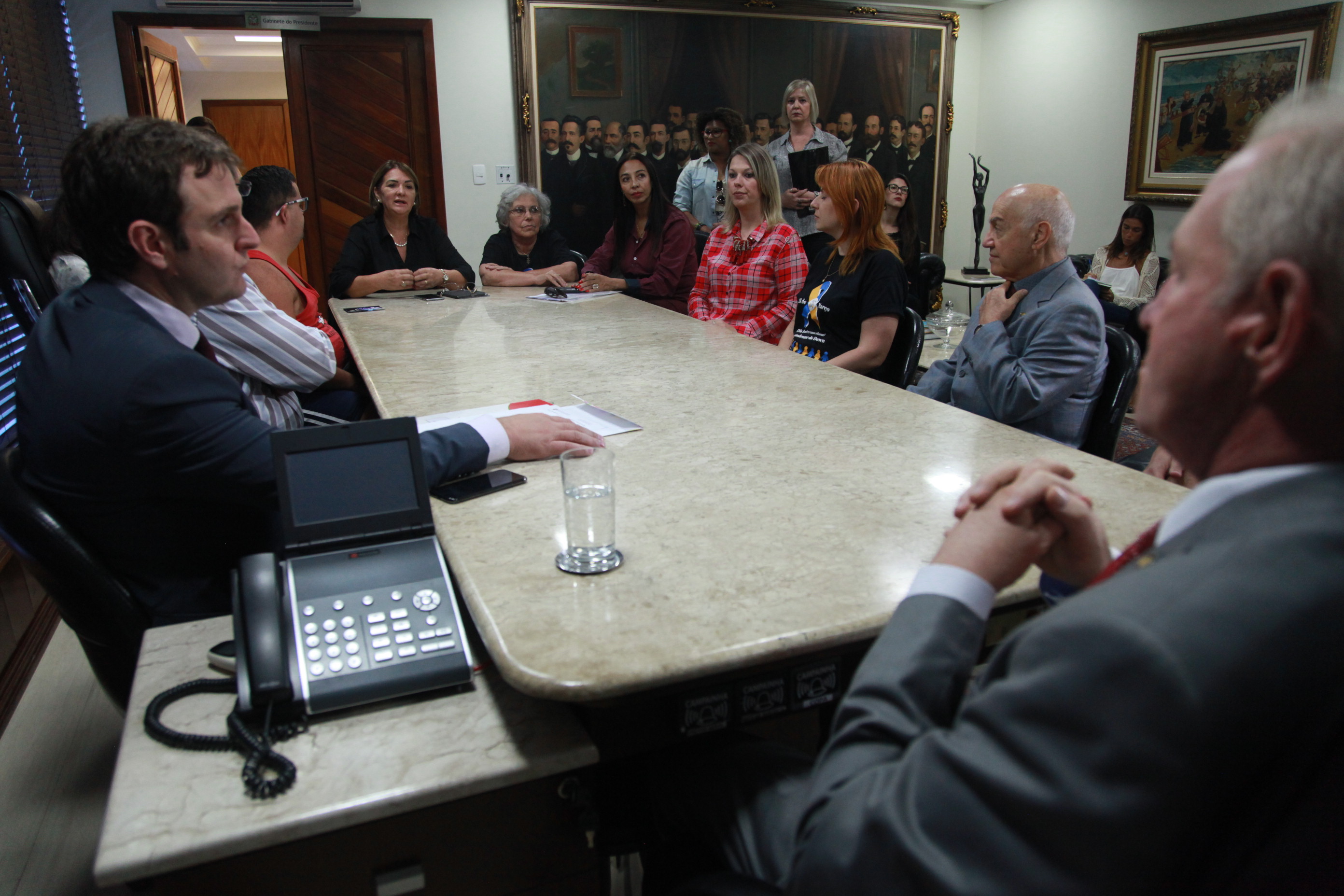 Presidente da Alesc Reúne-se com Equipe do Programa Alesc Inclusiva.