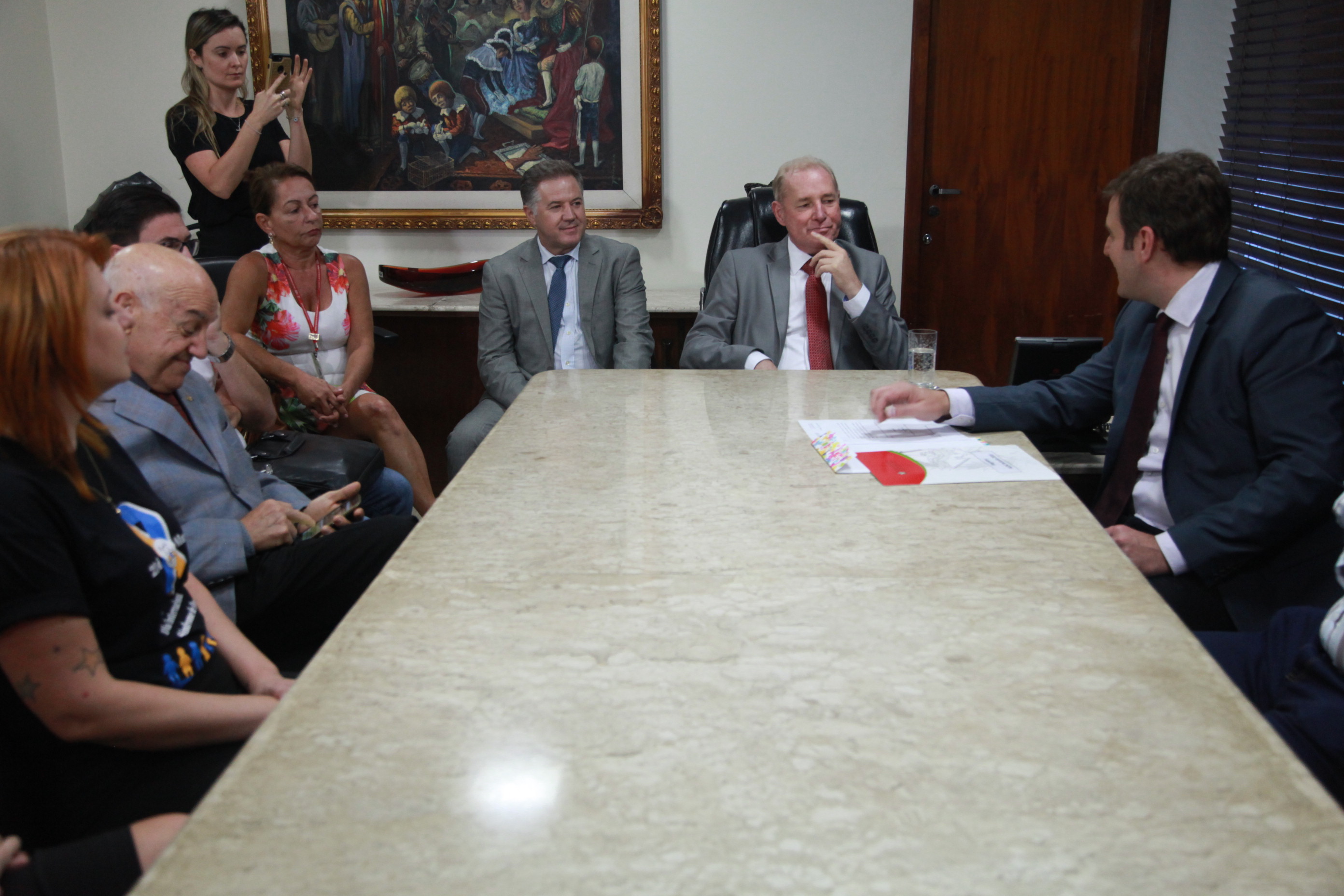 Presidente da Alesc Reúne-se com Equipe do Programa Alesc Inclusiva.