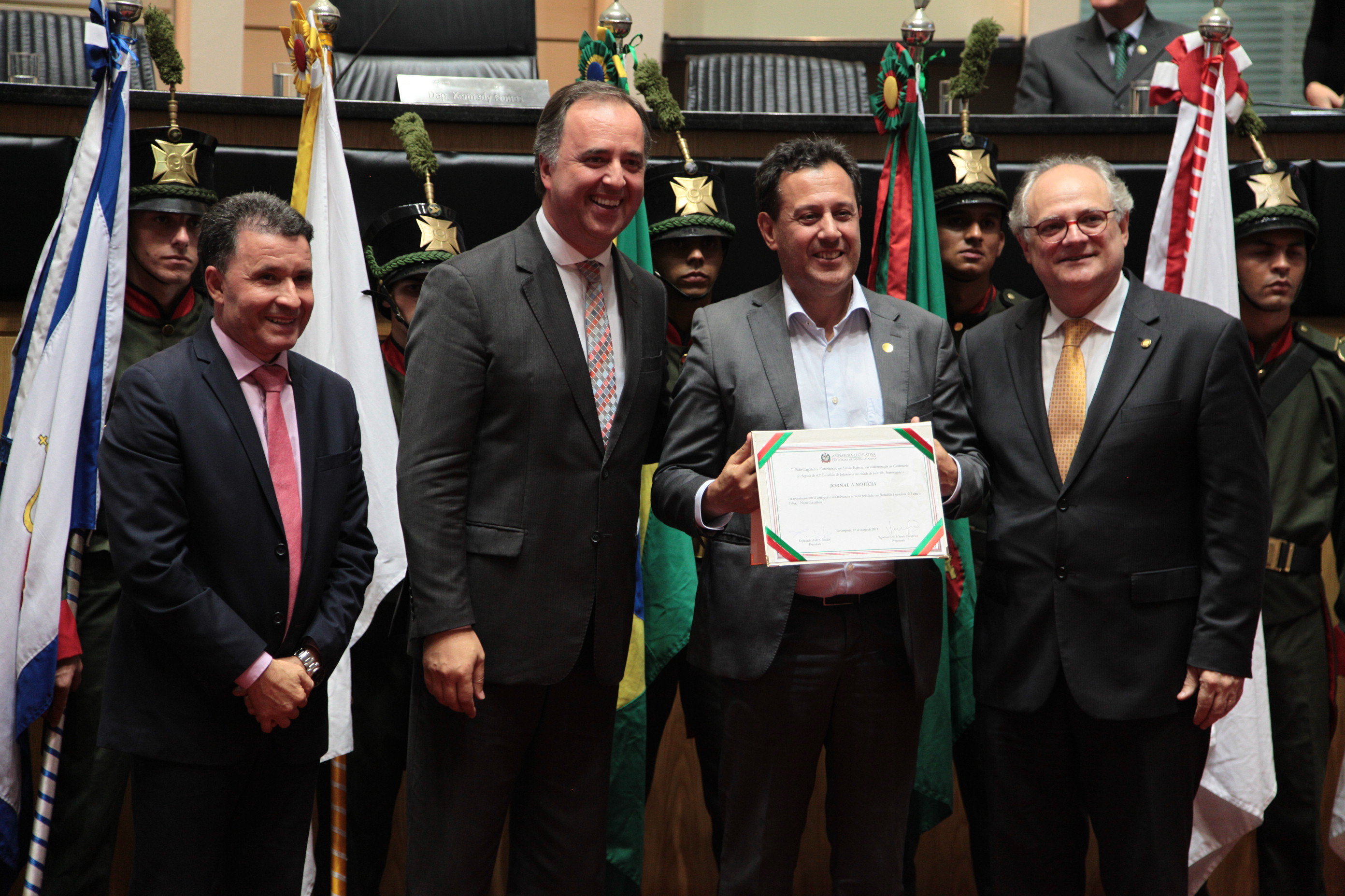Sessão Especial em Comemoração dos 100 anos do 62º Batalhão de Infantaria de Joinville.